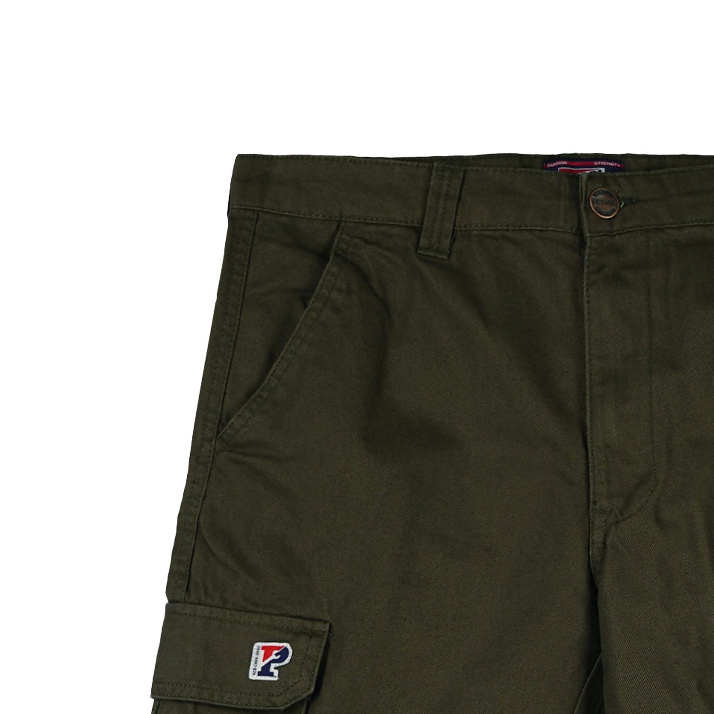 Petrol Men's Basic Non-Denim Cargo Short Mid-Rise Fitting 178475 (Fatigue)