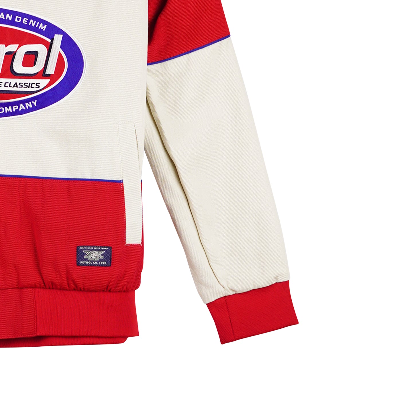 Petrol Men's Basic Jacket Regular Fitting Bull Twill Fabric 141702 (Red)