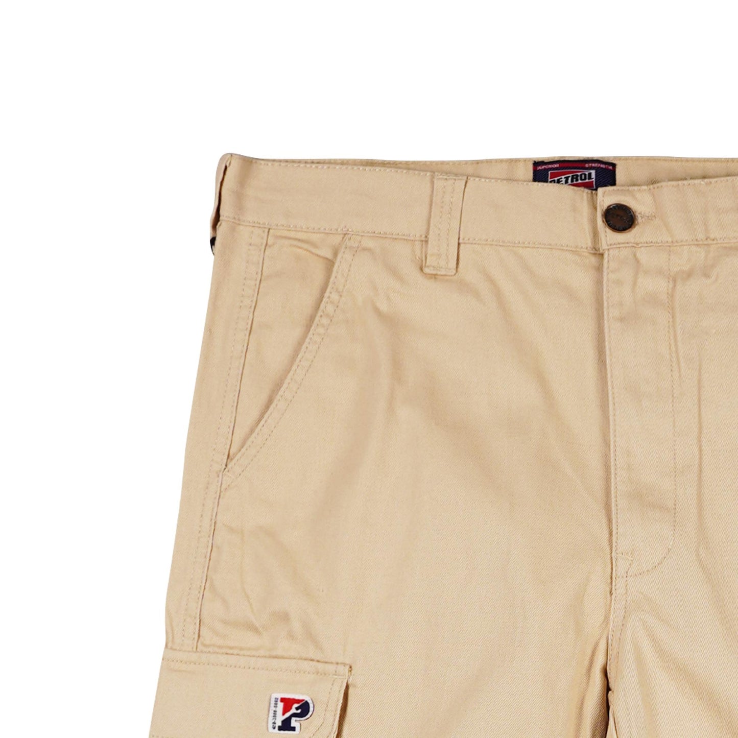 Petrol Men's Basic Non-Denim Cargo Short Mid-Rise Fitting 178442