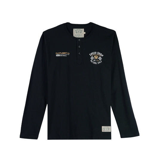 Petrol Basic Tees for Men Slim Fitting Shirt With Back Print Trendy fashion Casual Top Black T-shirt for Men 128685 (Black)