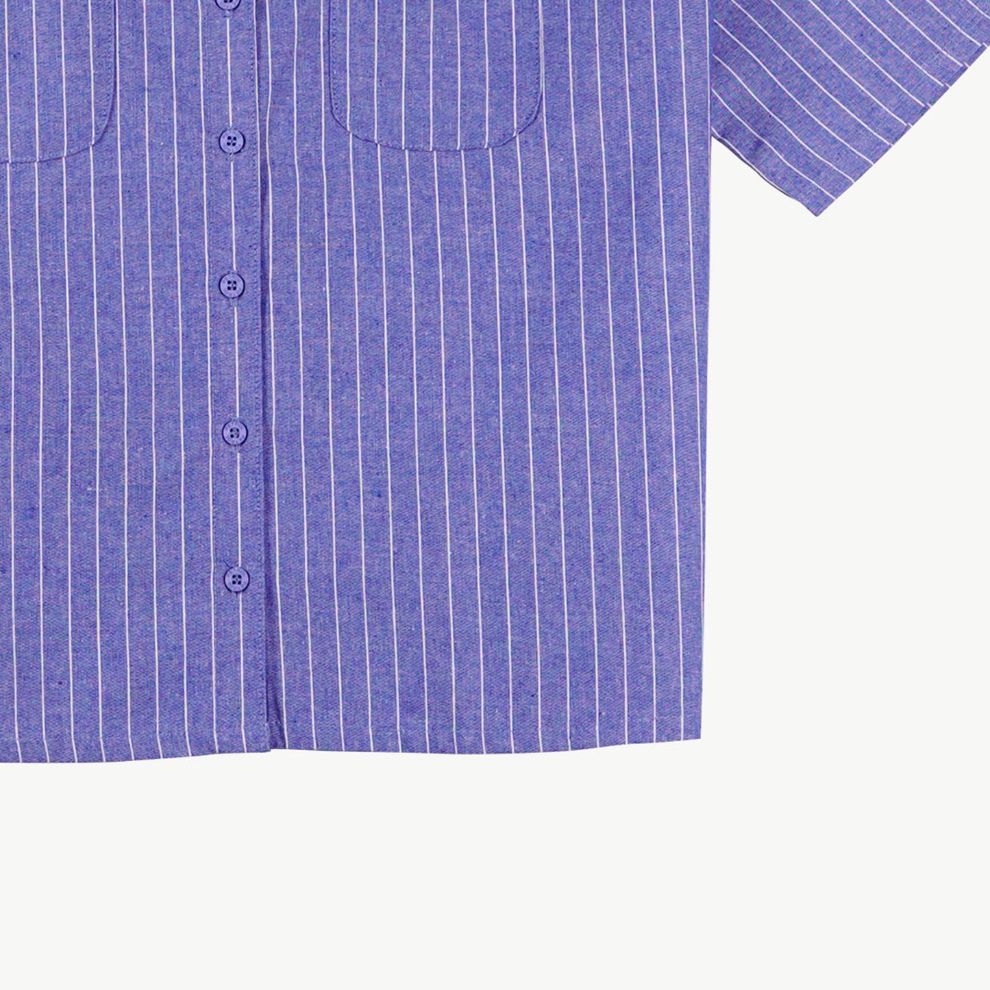 Petrol Ladies' Modified Woven Boxy Fitting Blouse Chambray Fabric Trendy fashion Casual Top Medium Wash Woven Blouse for Ladies 130529 (Medium Wash)