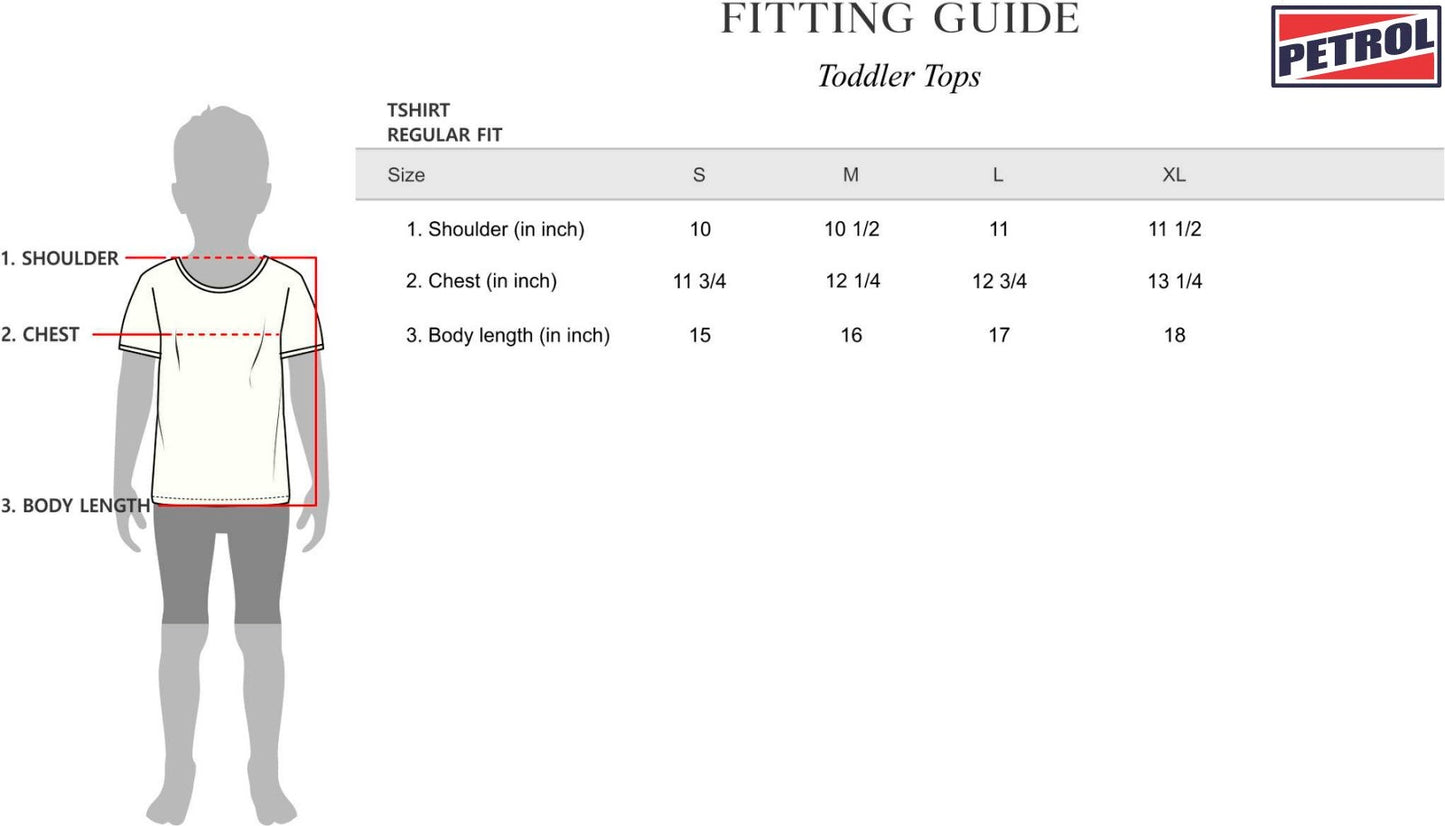 Petrol Basic Tees for Kids Regular Fitting Toddler Kids T-Shirt 156876-U (Navy)