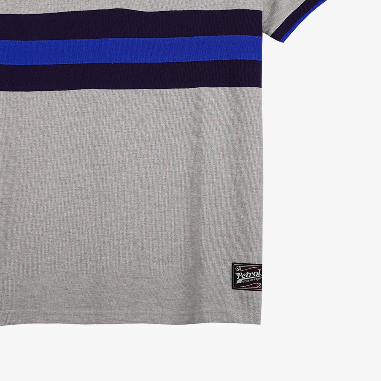 Petrol Men's Basic Collared Slim Fitting Lacoste Fabric 119082 (Heather Gray)