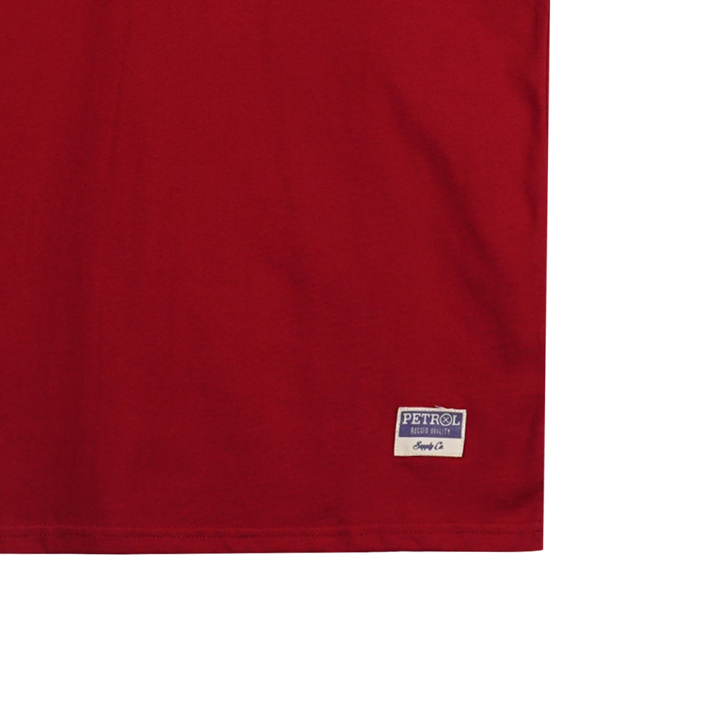 Petrol Men's Basic Tees Slim Fitting CVC Jersey Fabric 164160-U (Crimson)