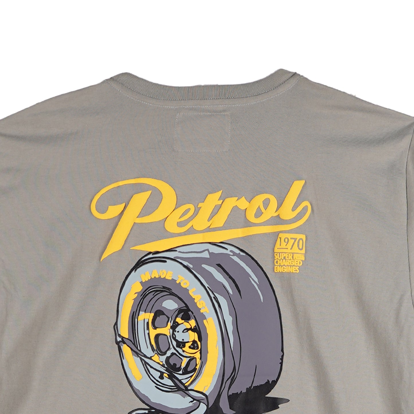 Petrol Men's Basic Tees Slim Fitting CVC Jersey Fabric 164160-U (Rock Ridge)