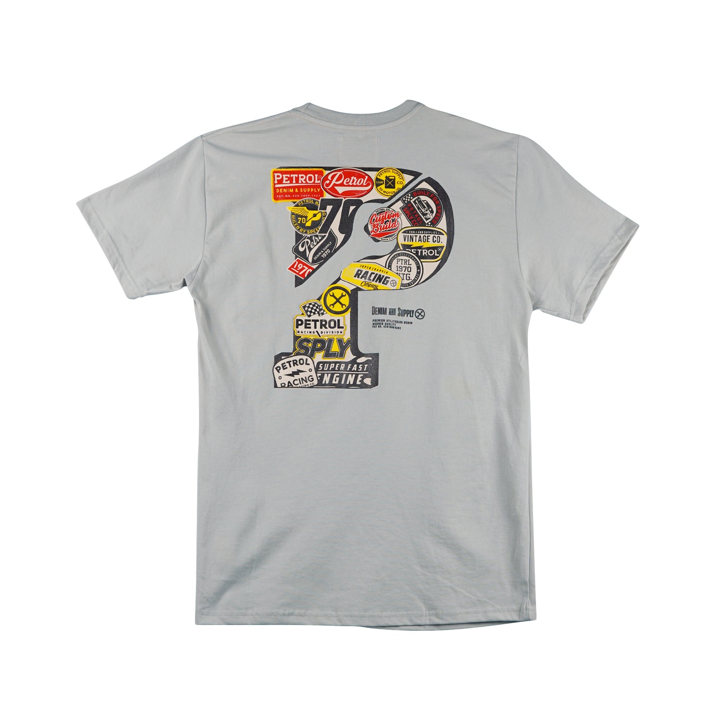 Petrol Men's Basic Tees Slim Fitting CVC Jersey Fabric 163782-U (Sage)