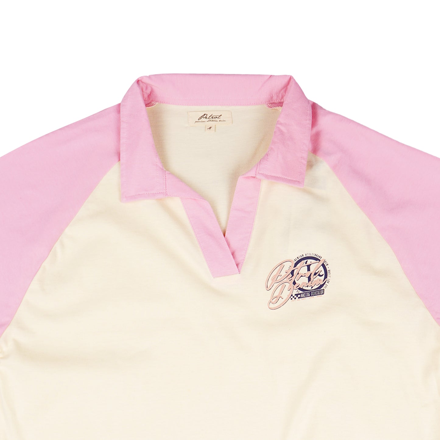 Petrol Ladies Basic Collared Shirt Regular Fitting CVC Jersey Fabric 152816 (Almond Blossom)