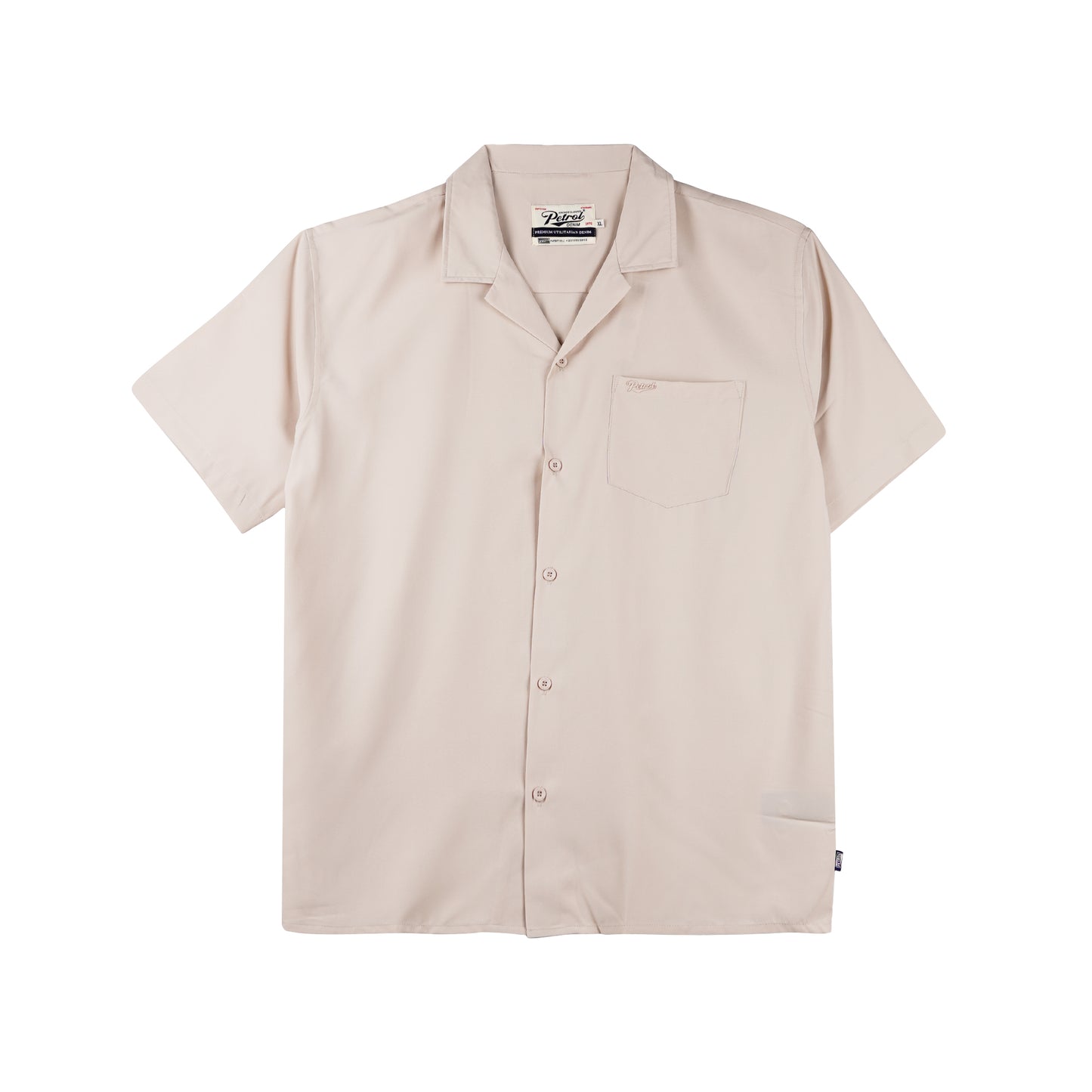 Petrol Men's Basic Collared Woven Shirt Comfort Fitting 156154-U (Sand)