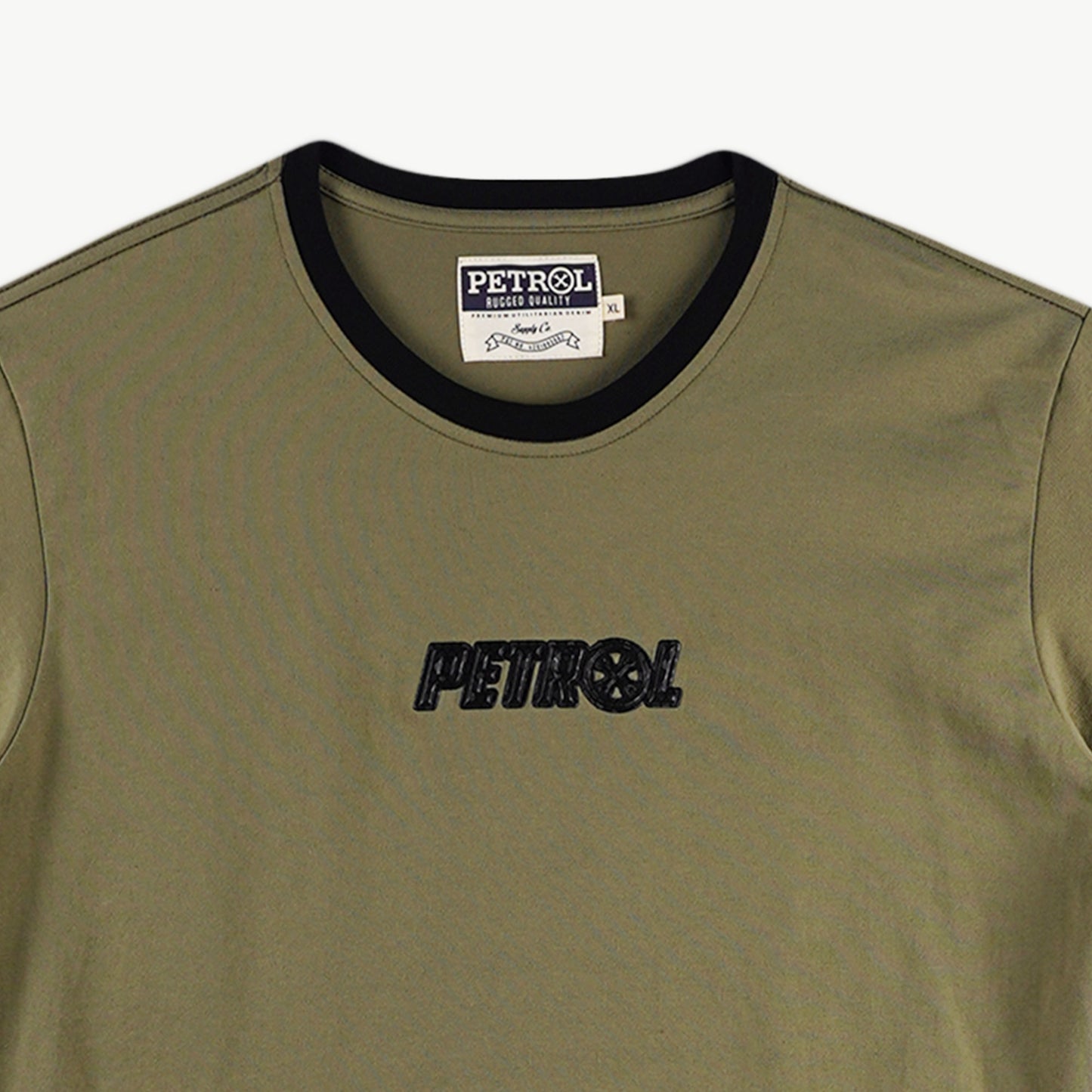 Petrol Men's Basic Tees Slim Fitting CVC Jersey Fabric 166837-U (Fatigue)