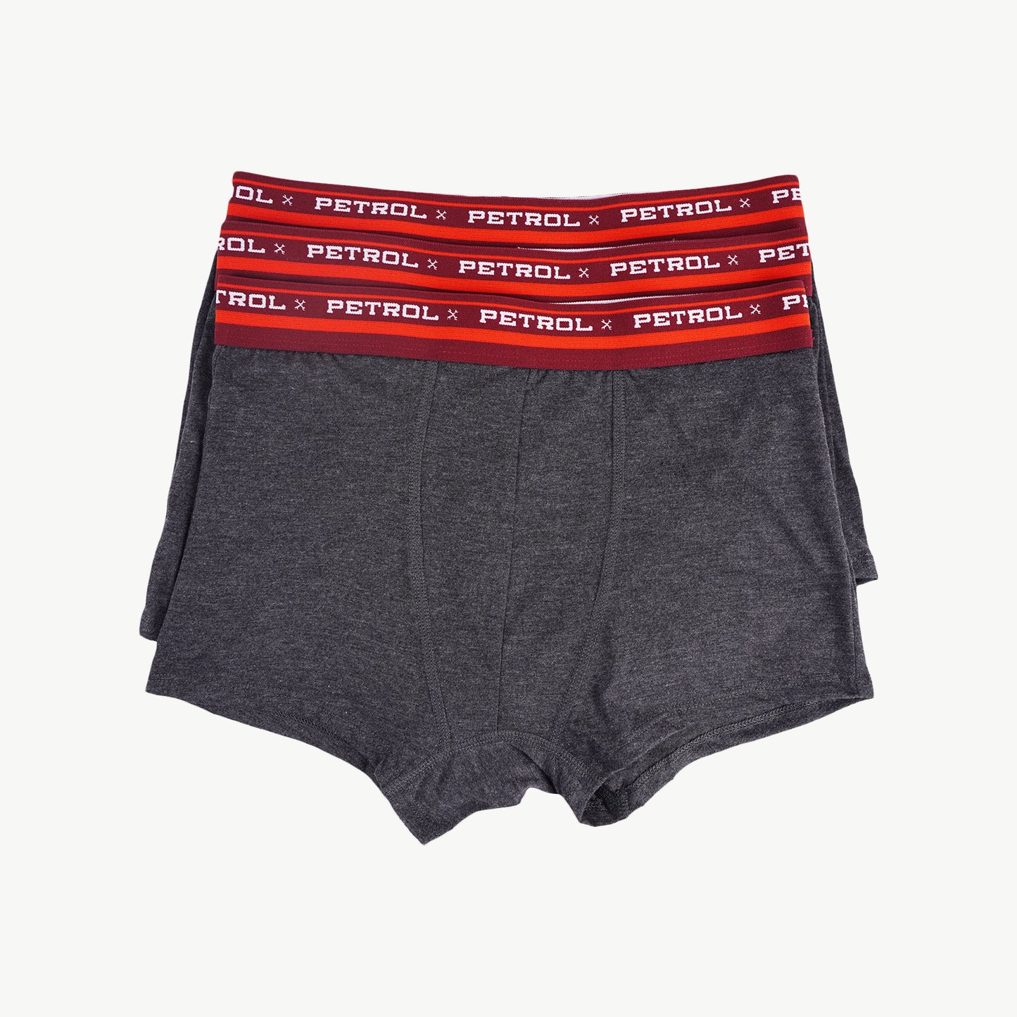 Petrol Men's Basic Accessories 3-in-1 Boxer Brief Innerwear 168575 (Black)
