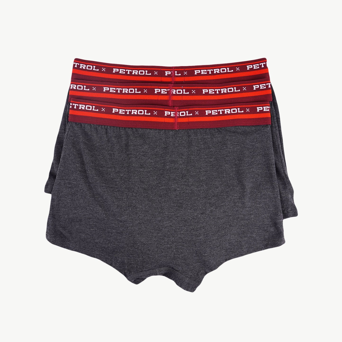 Petrol Men's Basic Accessories 3-in-1 Boxer Brief Innerwear 168575 (Black)