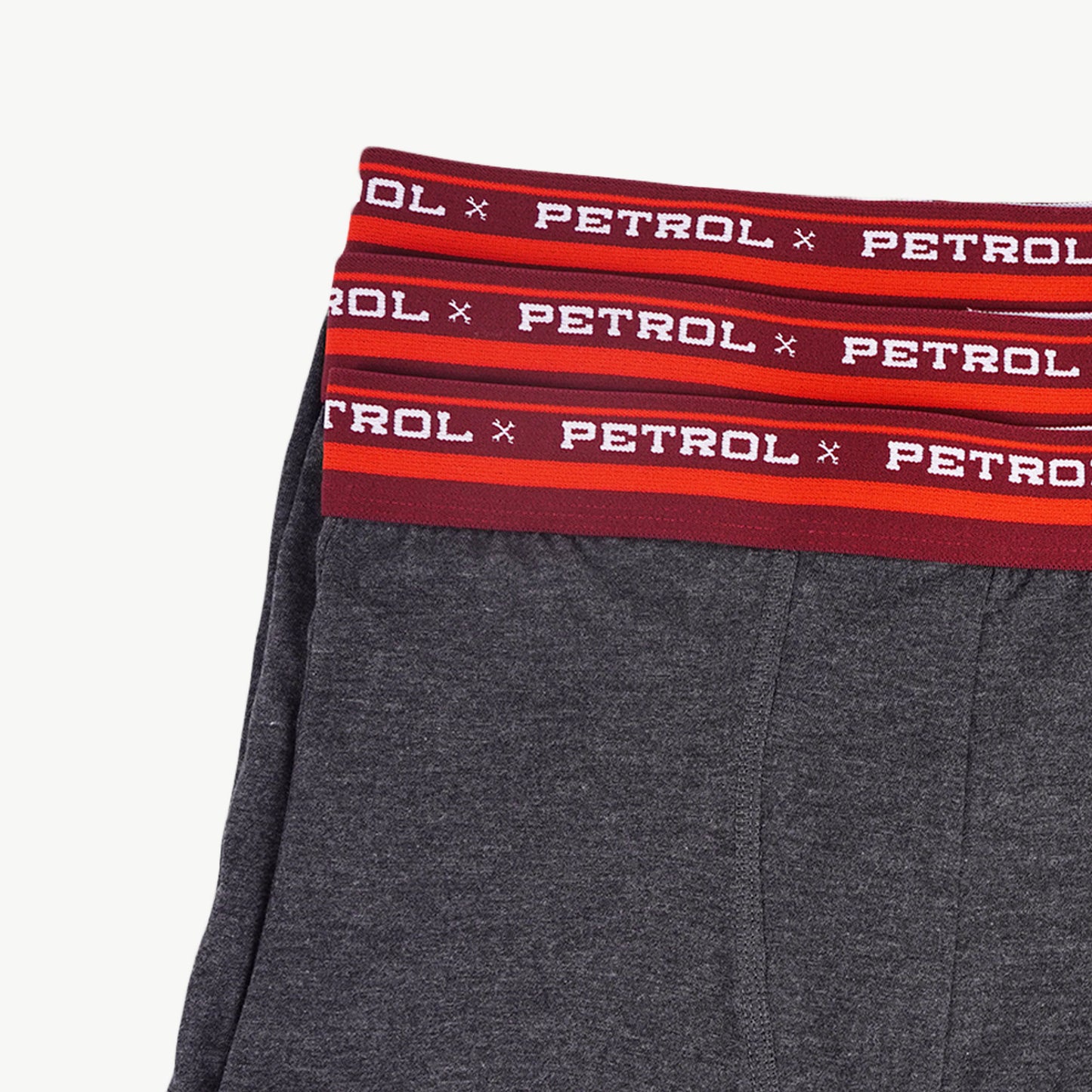 Petrol Men's Basic Accessories 3-in-1 Boxer Brief Innerwear 168575 (Black)