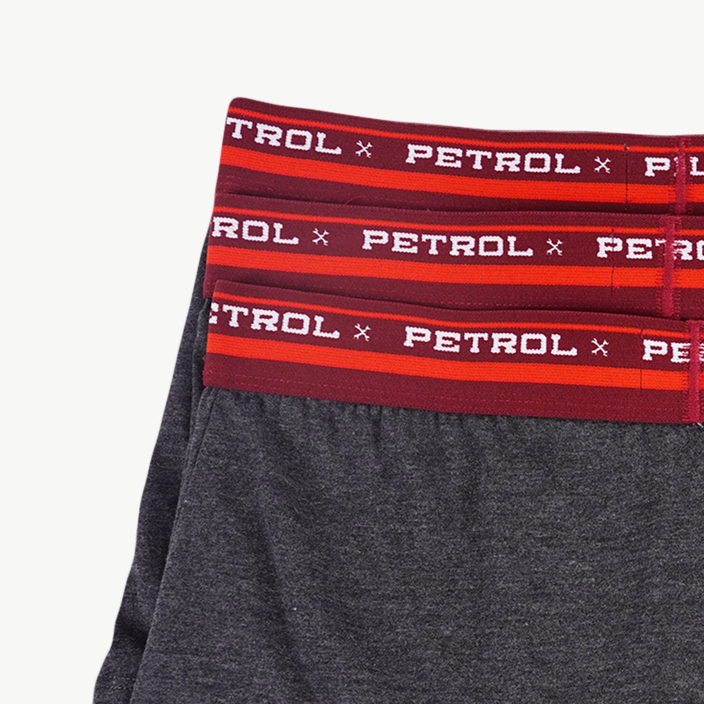 Petrol Men's Basic Accessories 3-in-1 Boxer Brief Innerwear 168575 (Black)