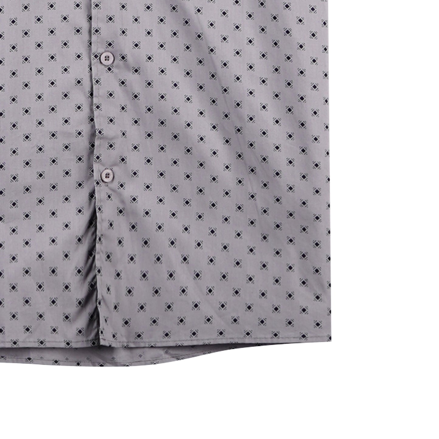 Petrol Men's Basic Woven Shirt Slim Fitting Poplin Fabric 166558 (Gray)