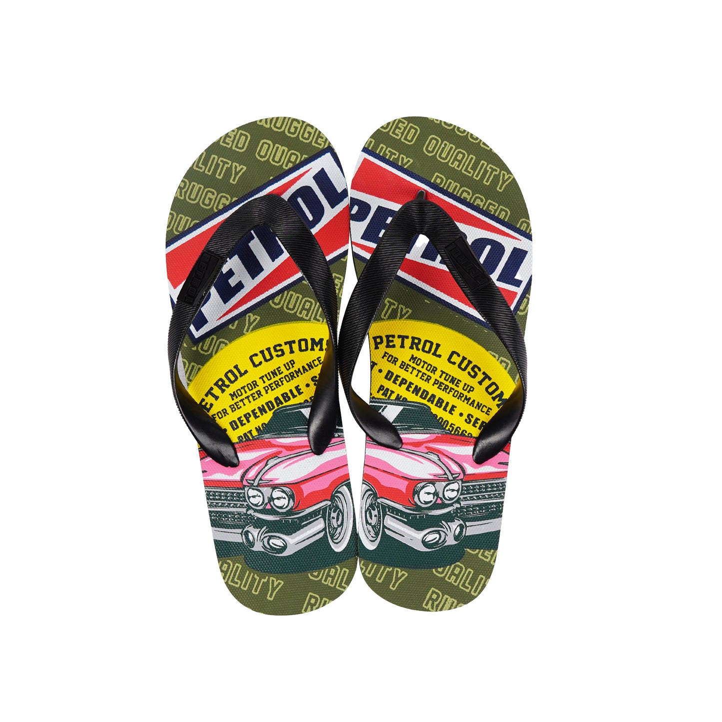 Petrol Men's Basic Accessories Printed Slipper 161554 (Fatigue)