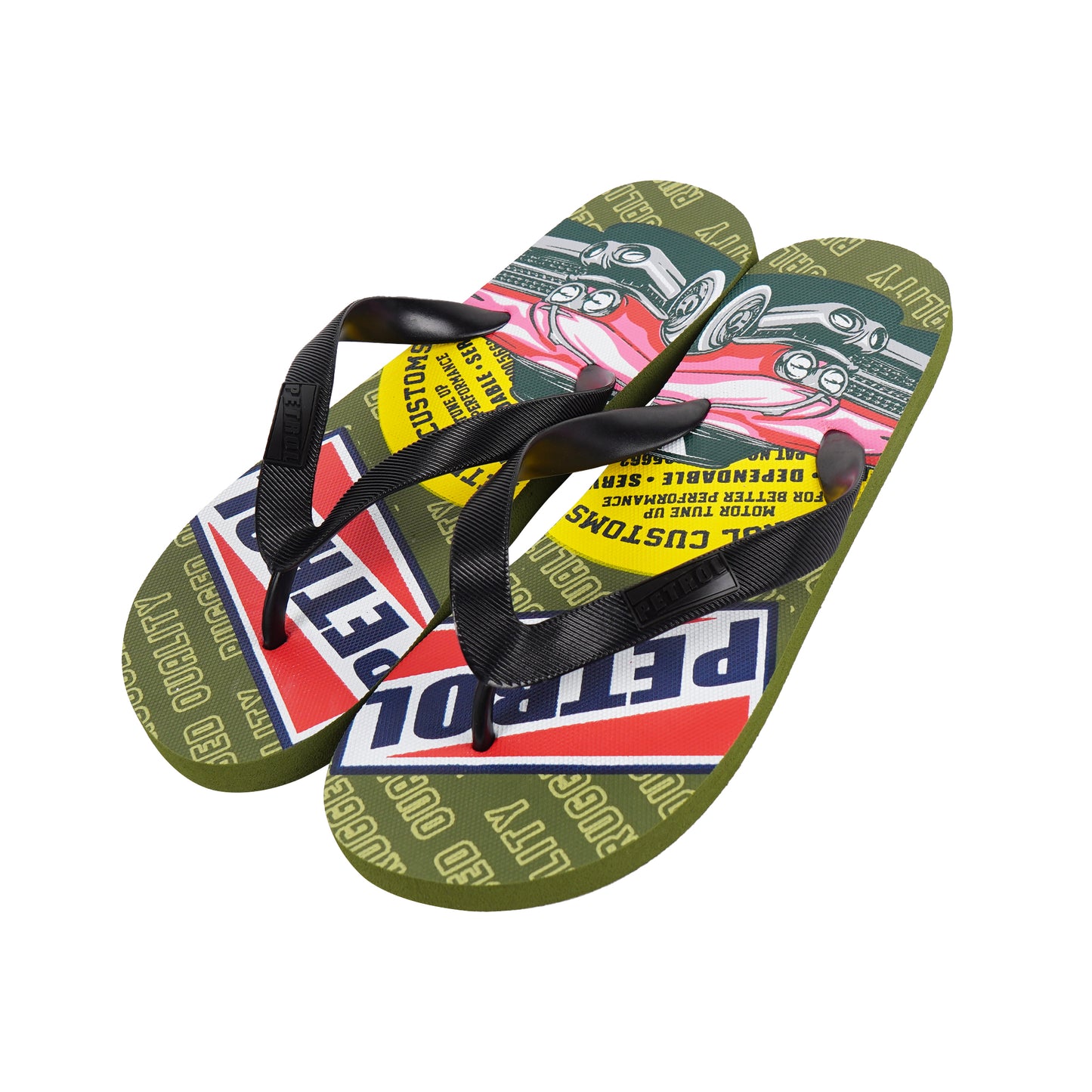 Petrol Men's Basic Accessories Printed Slipper 161554 (Fatigue)