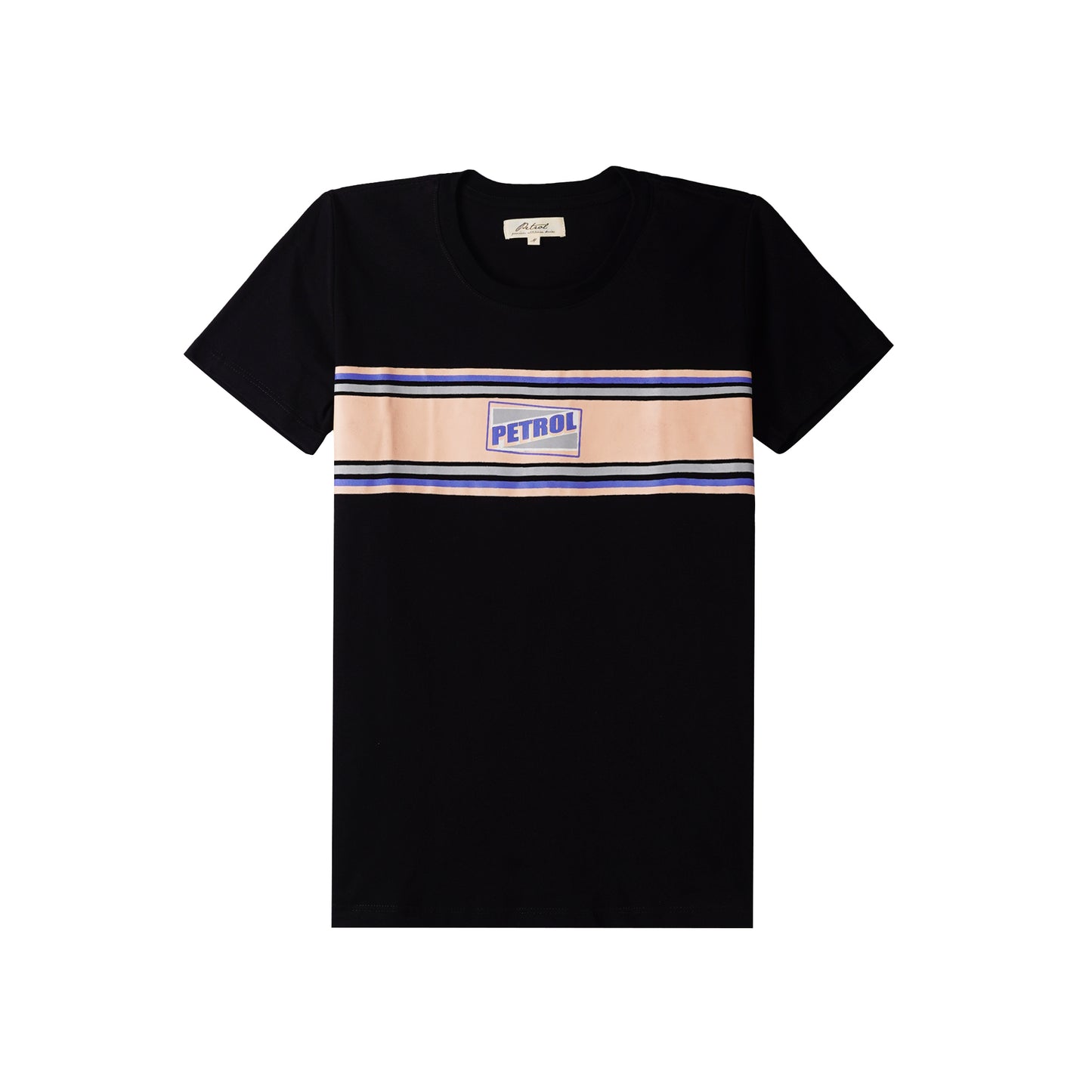 Petrol Ladies Basic Tees Regular Fitting CVC Jersey Fabric 159865-U (Black)