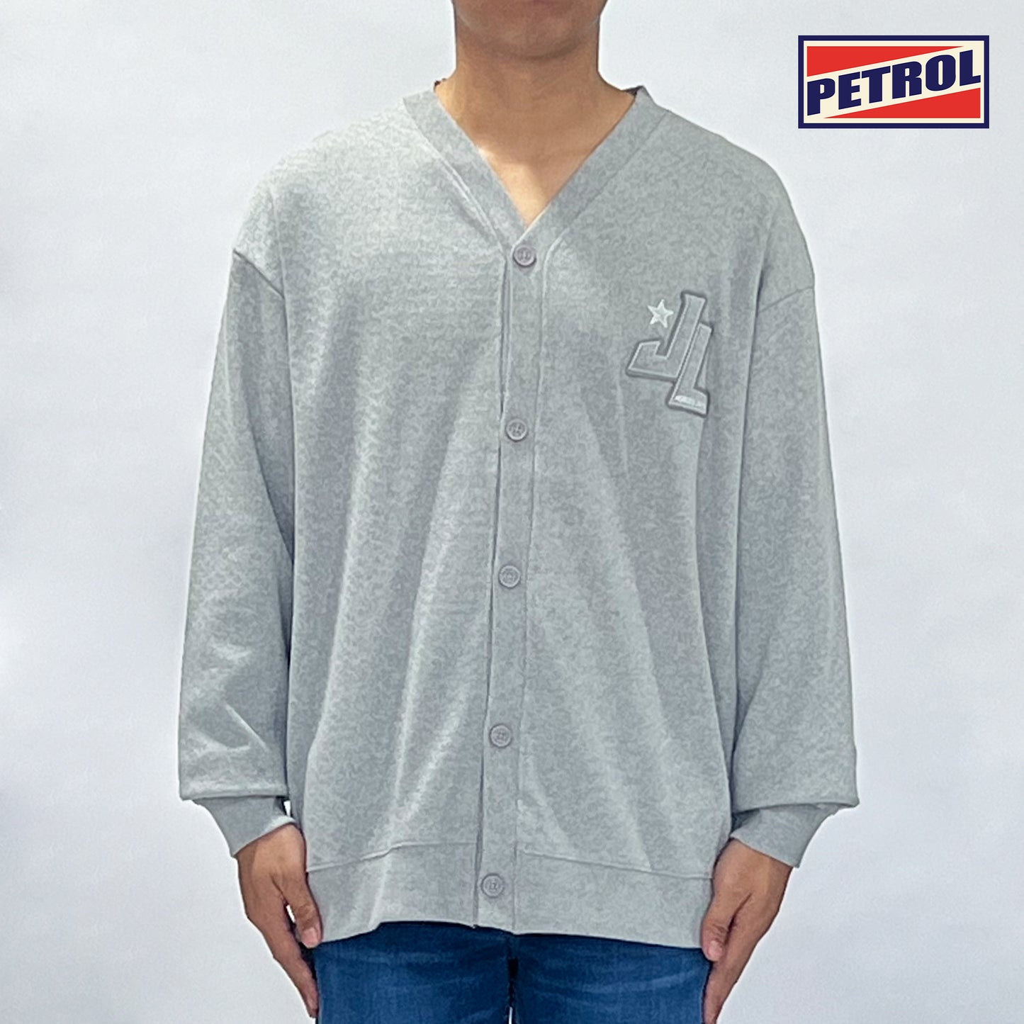 Petrol x Justice League Men's Basic Jacket Regular Fitting 169130 (Gray)