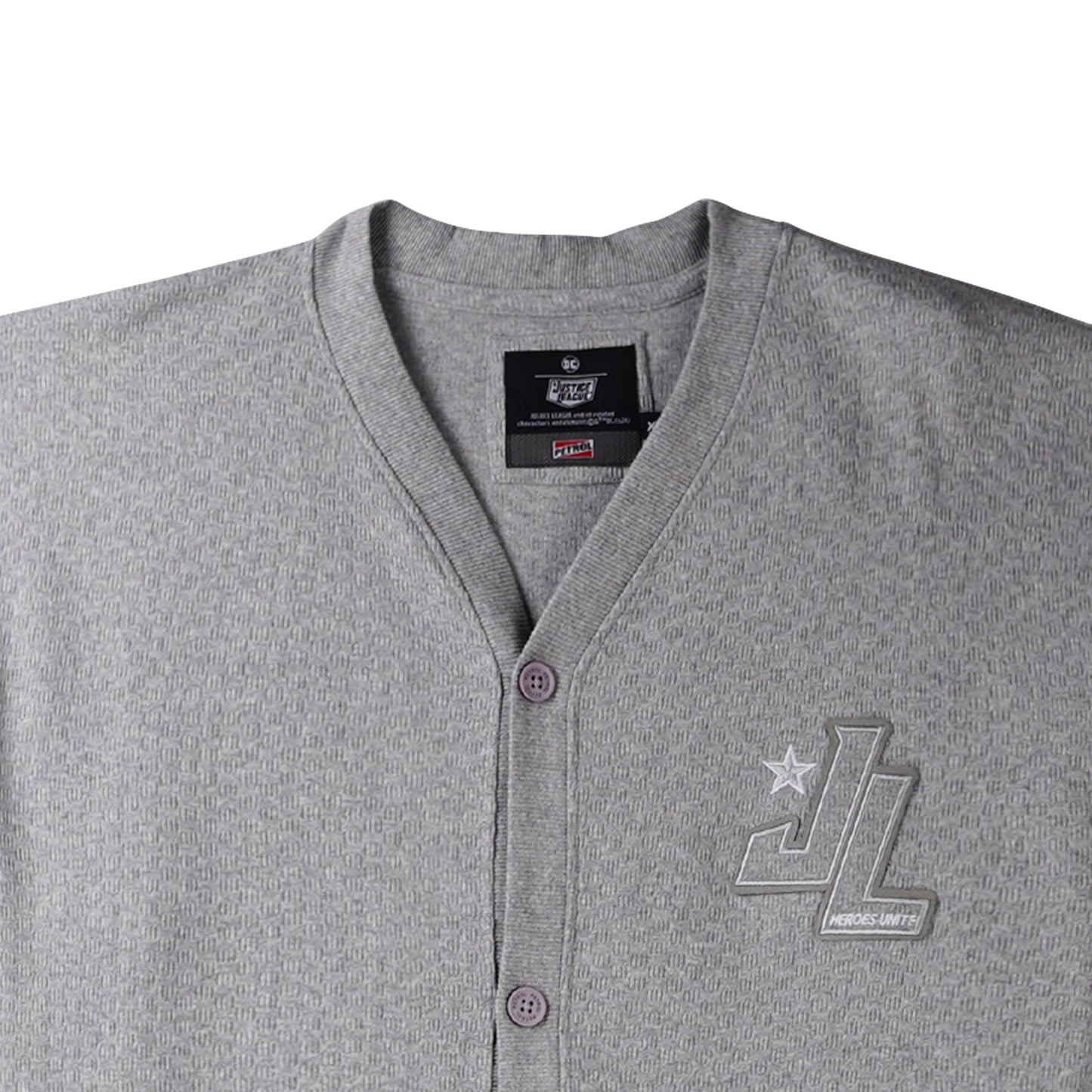 Petrol x Justice League Men's Basic Jacket Regular Fitting 169130 (Gray)