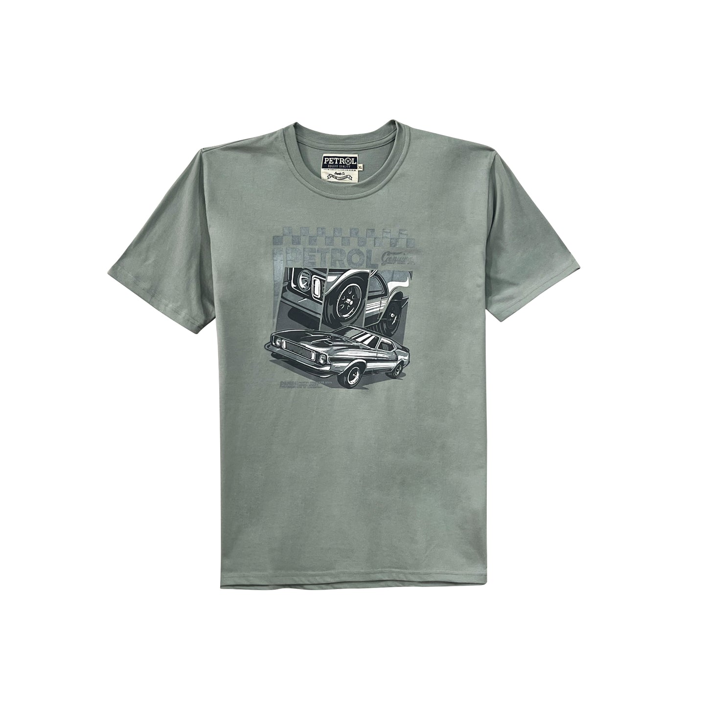 Petrol Men's Basic Tees Slim Fitting 170026-U (Sage)
