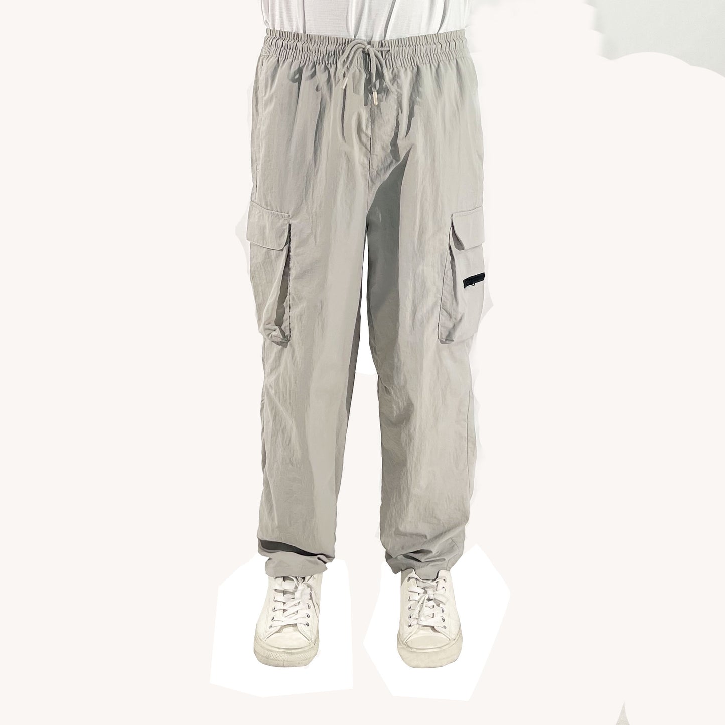 Petrol Men's Basic Non-Denim Cargo Pants 174166-U (Light Gray)