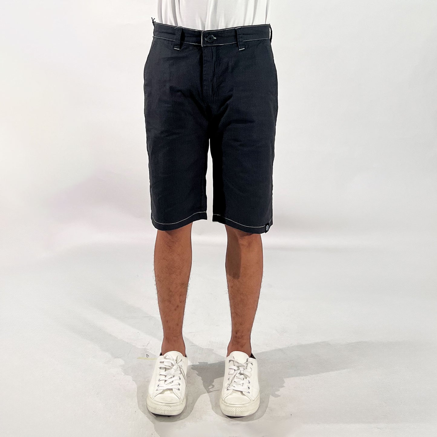 Petrol Men's Basic Non-Denim Reversible Short 166151 (Green Whisper Navy)