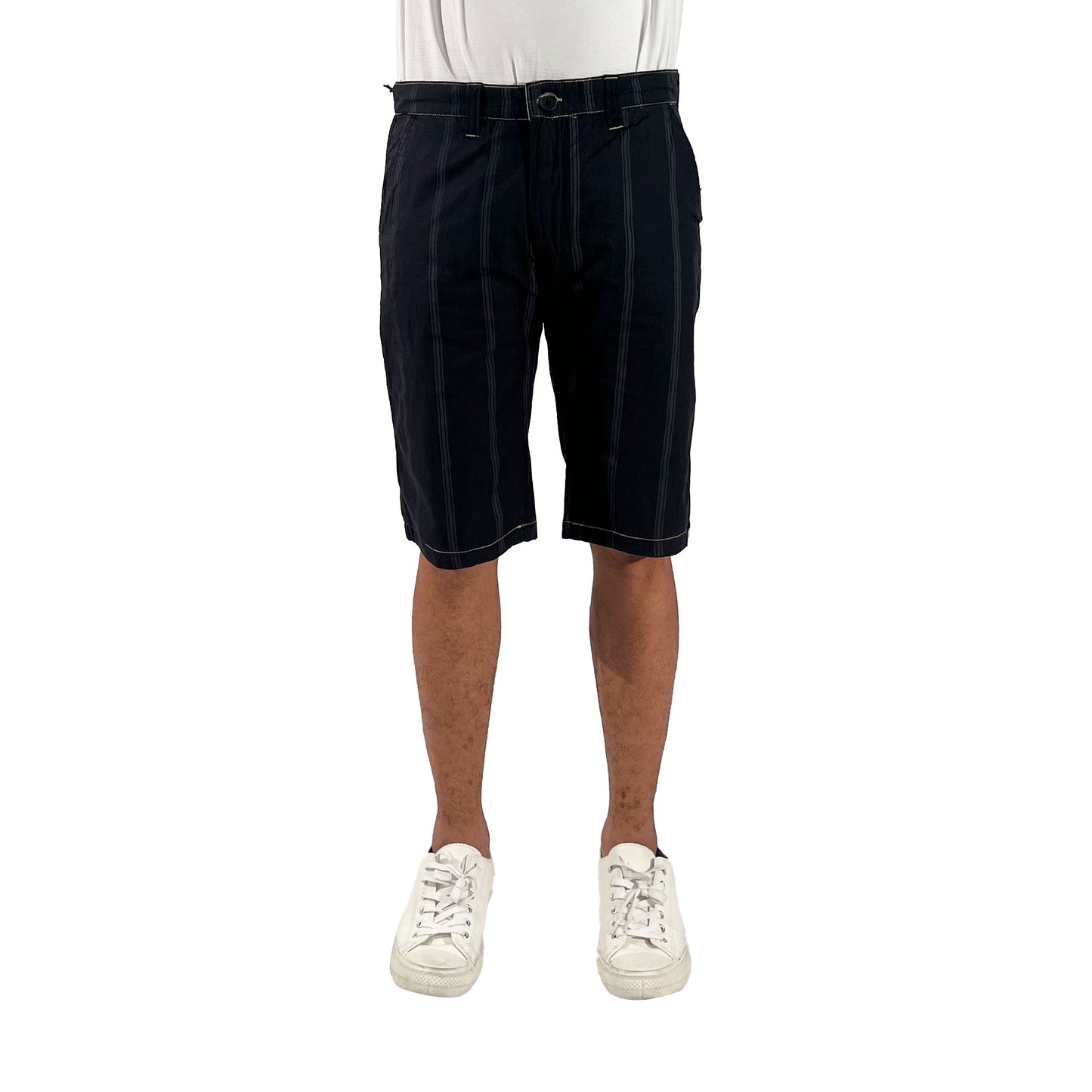 Petrol Men's Basic Non-Denim Reversible Short 165877 (Black-Mustard)
