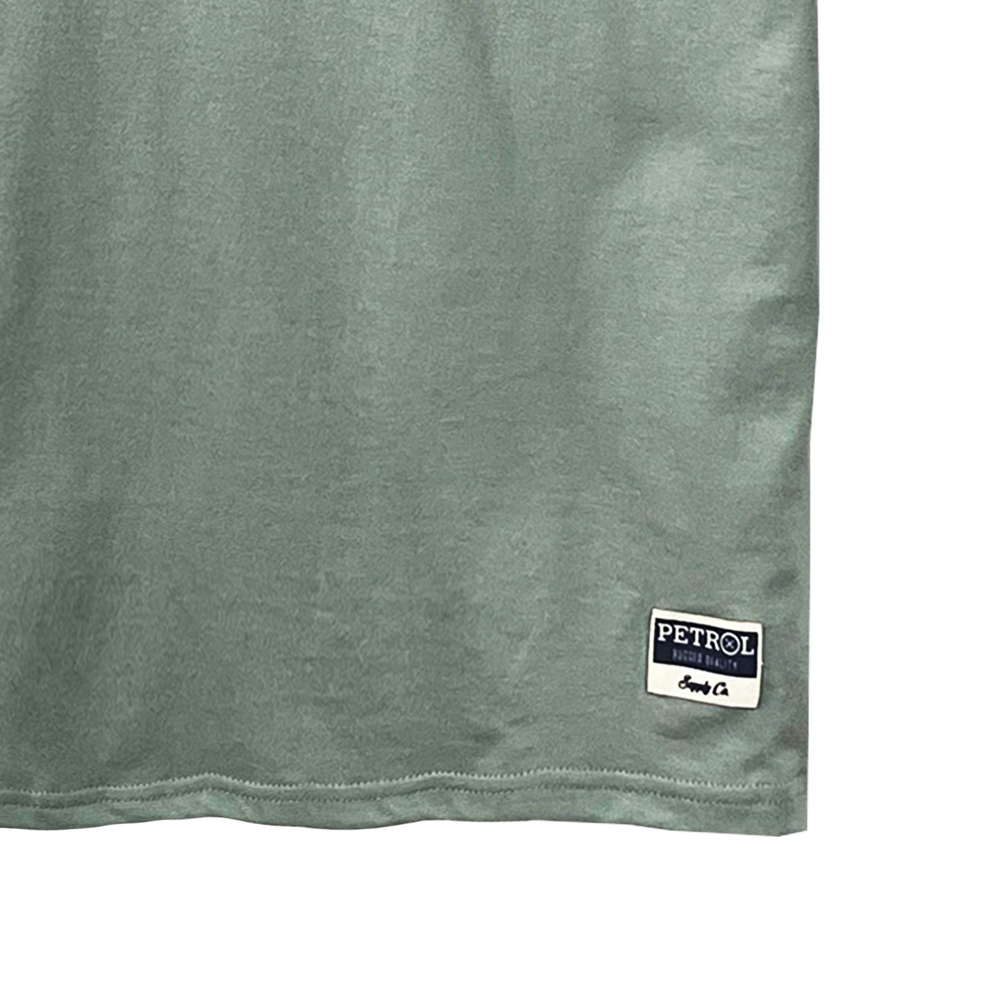 Petrol Men's Basic Tees Slim Fitting CVC Jersey Fabric 167468-U (Sage)