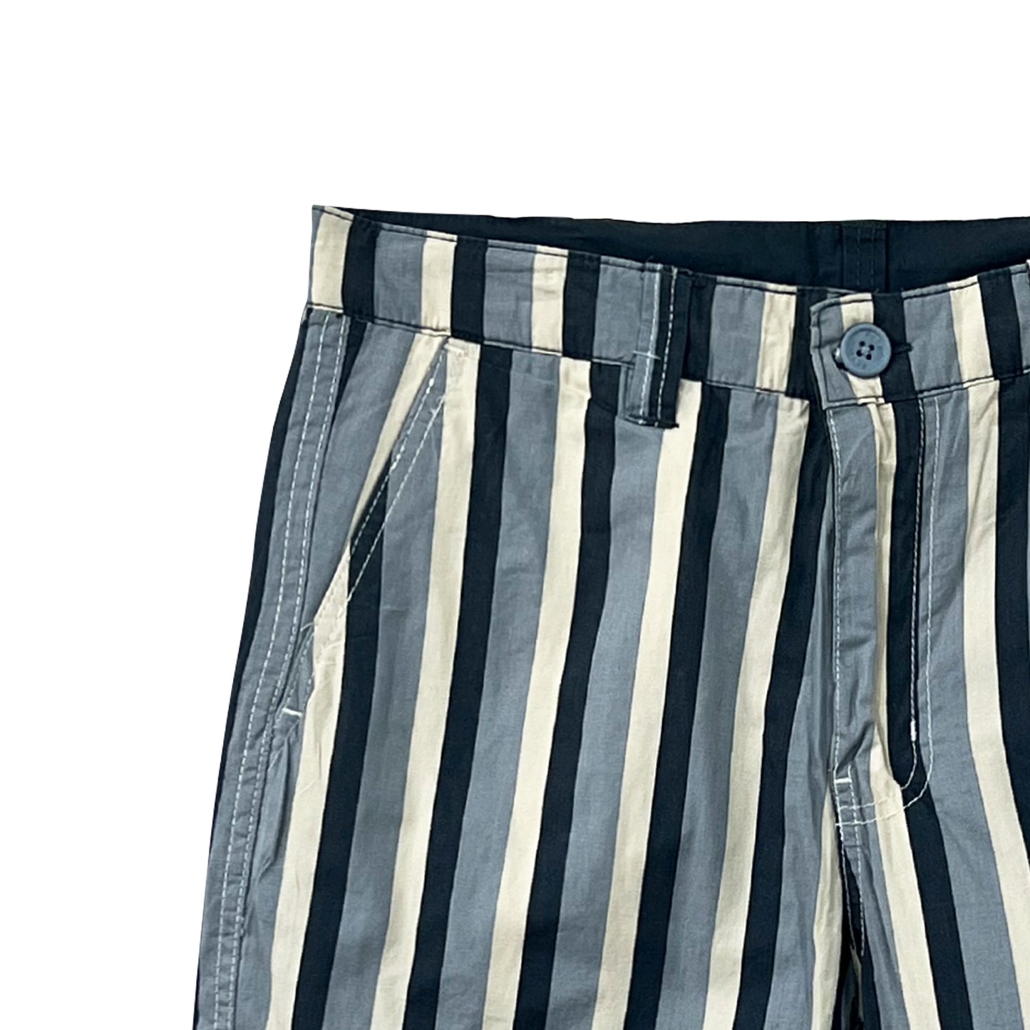Petrol Men's Basic Non-Denim Reversible Short Mid-Rise Rinse Wash Fabric 165913 (Dark Teal Light Blue)