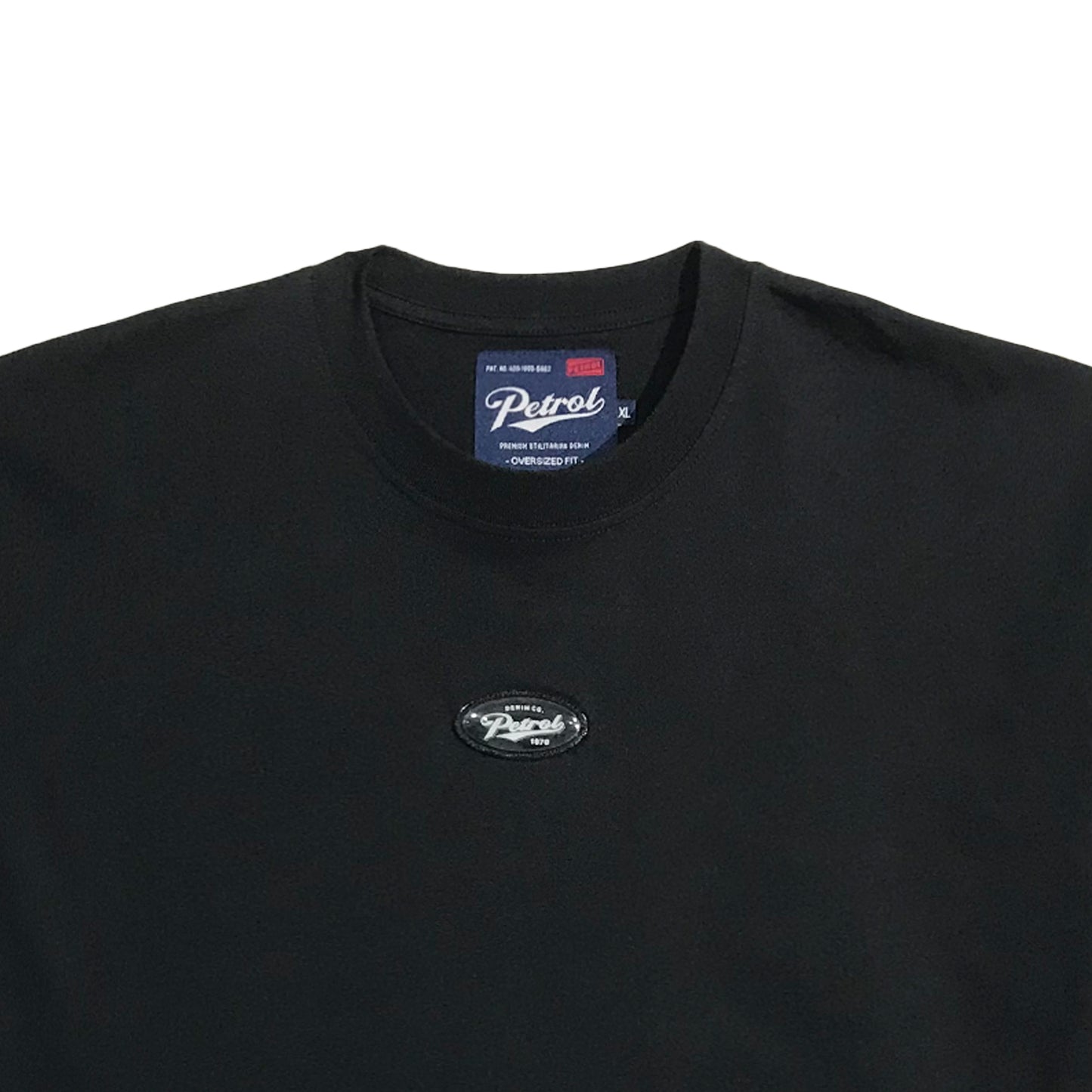 Petrol Men's Basic Tees Oversized Fitting 172489 (Black)