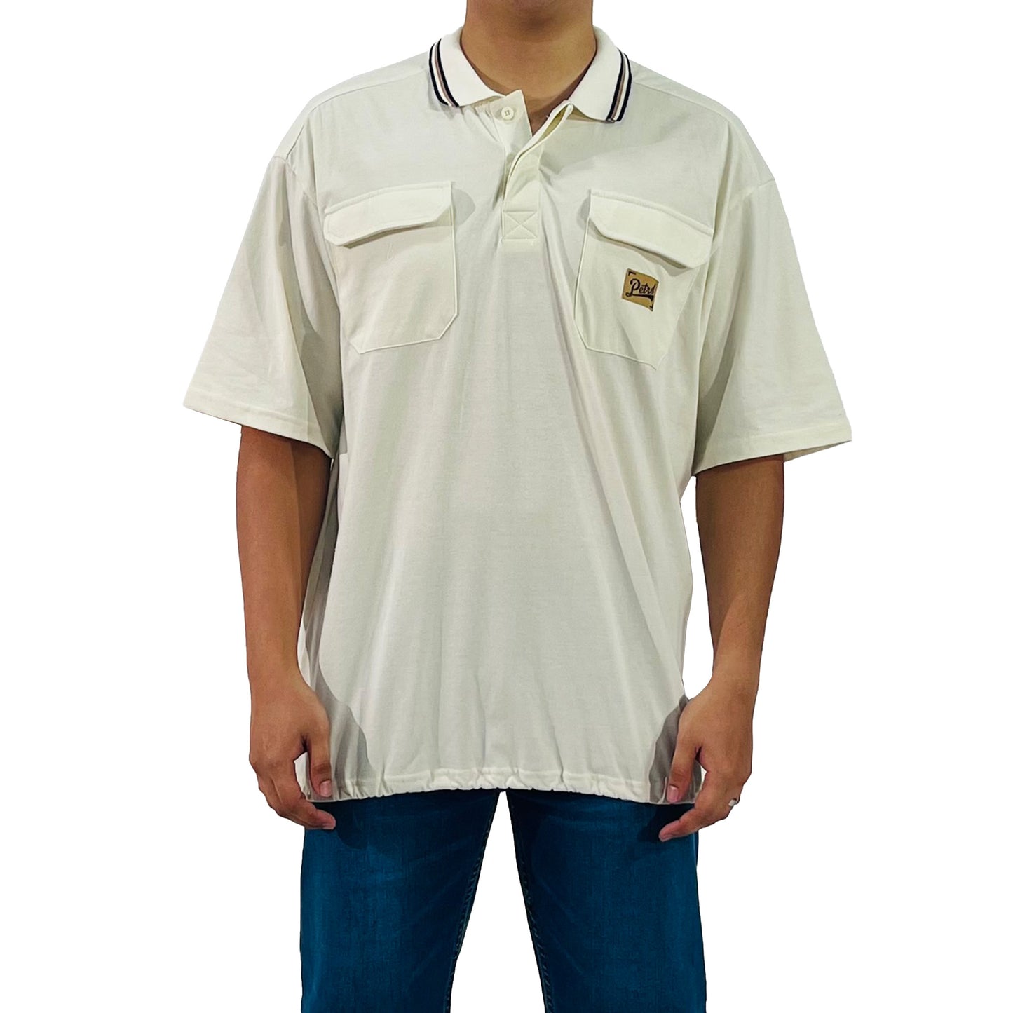 Petrol Men's Basic Collared Shirt Comfort Fitting 168442 (Beige)