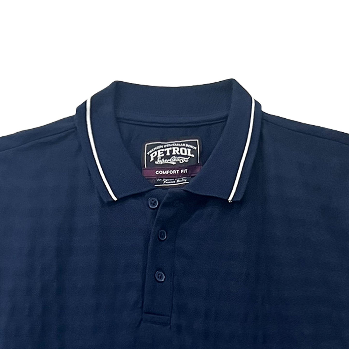 Petrol Men's Basic Collared Shirt Comfort Fitting 178534 (Navy)