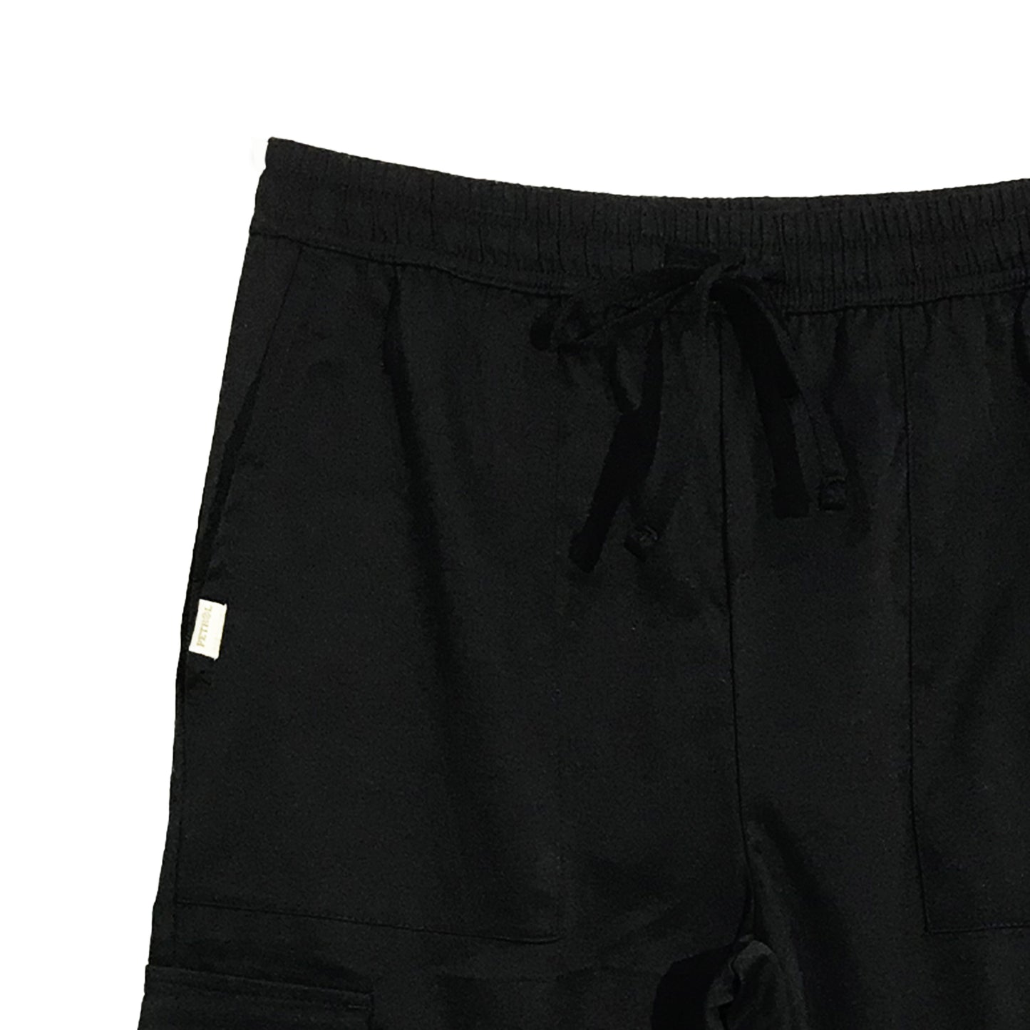 Petrol Ladies Basic Non-Denim Cargo Pants Mid-Rise 180724 (Black)