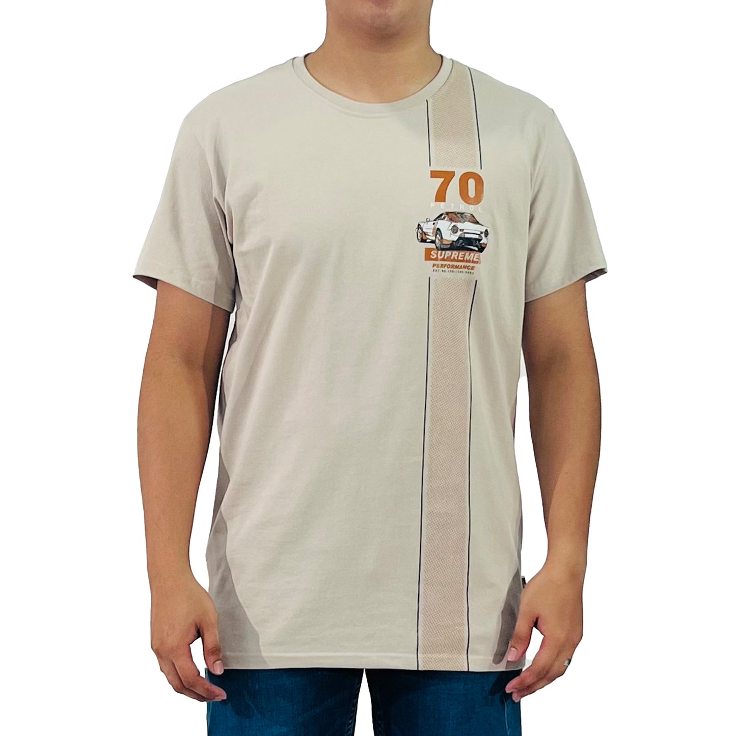 Petrol Men's Basic Tees Slim Fit 165302-U (Sand)