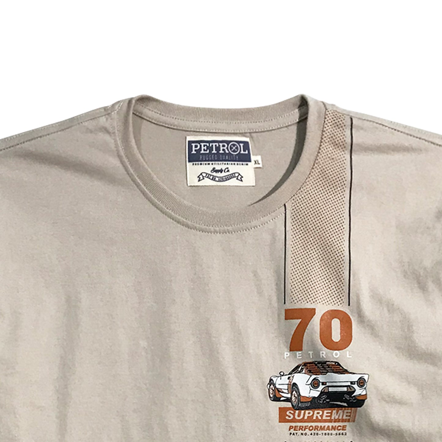 Petrol Men's Basic Tees Slim Fit 165302-U (Sand)