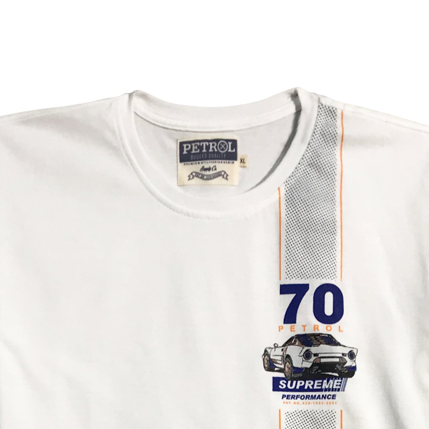 Petrol Men's Basic Tees Slim Fit 165302-U (White)