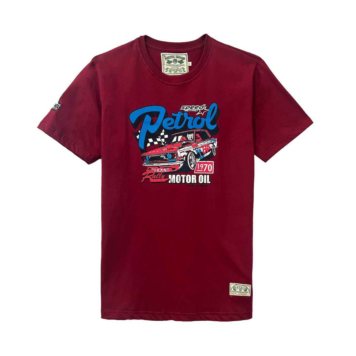 Petrol Men's Basic Tees Slim Fit 173080 (Crimson)