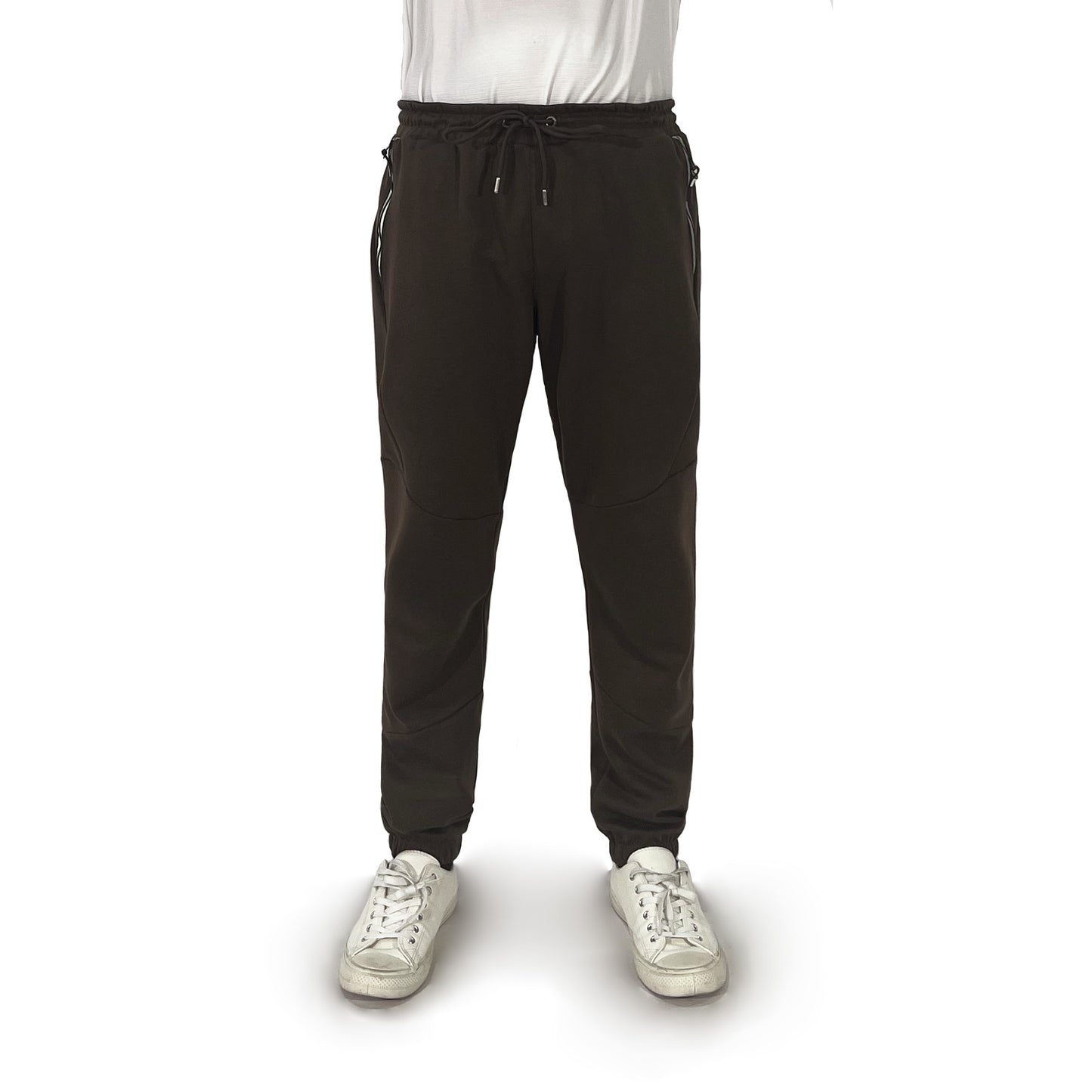 Petrol Men's Basic Non-Denim Jogger Pants Mid-Rise Fitting 171733 (Brown)