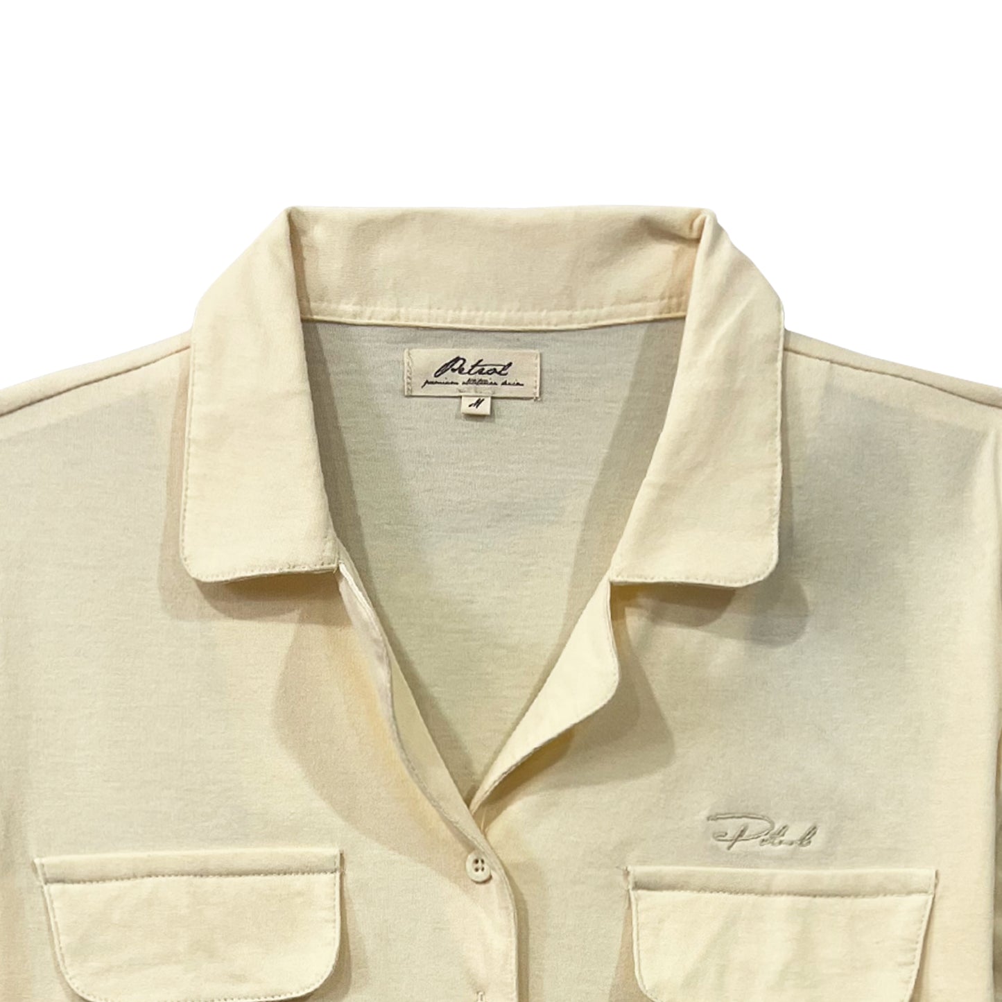 Petrol Ladies Basic Woven Shirt Crop Fitting 153517 (Frost)