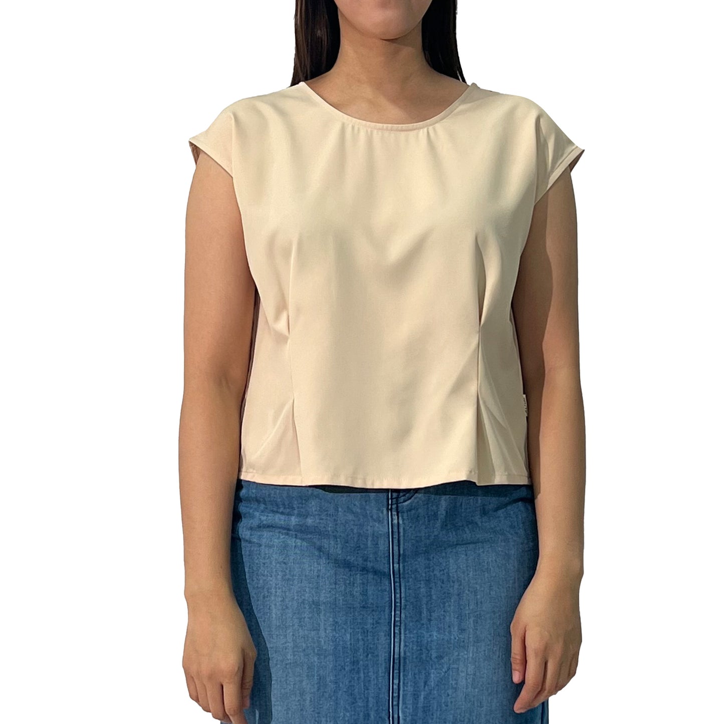 Petrol Ladies Basic Woven Shirt Boxy Fitting 159192 (Sand)