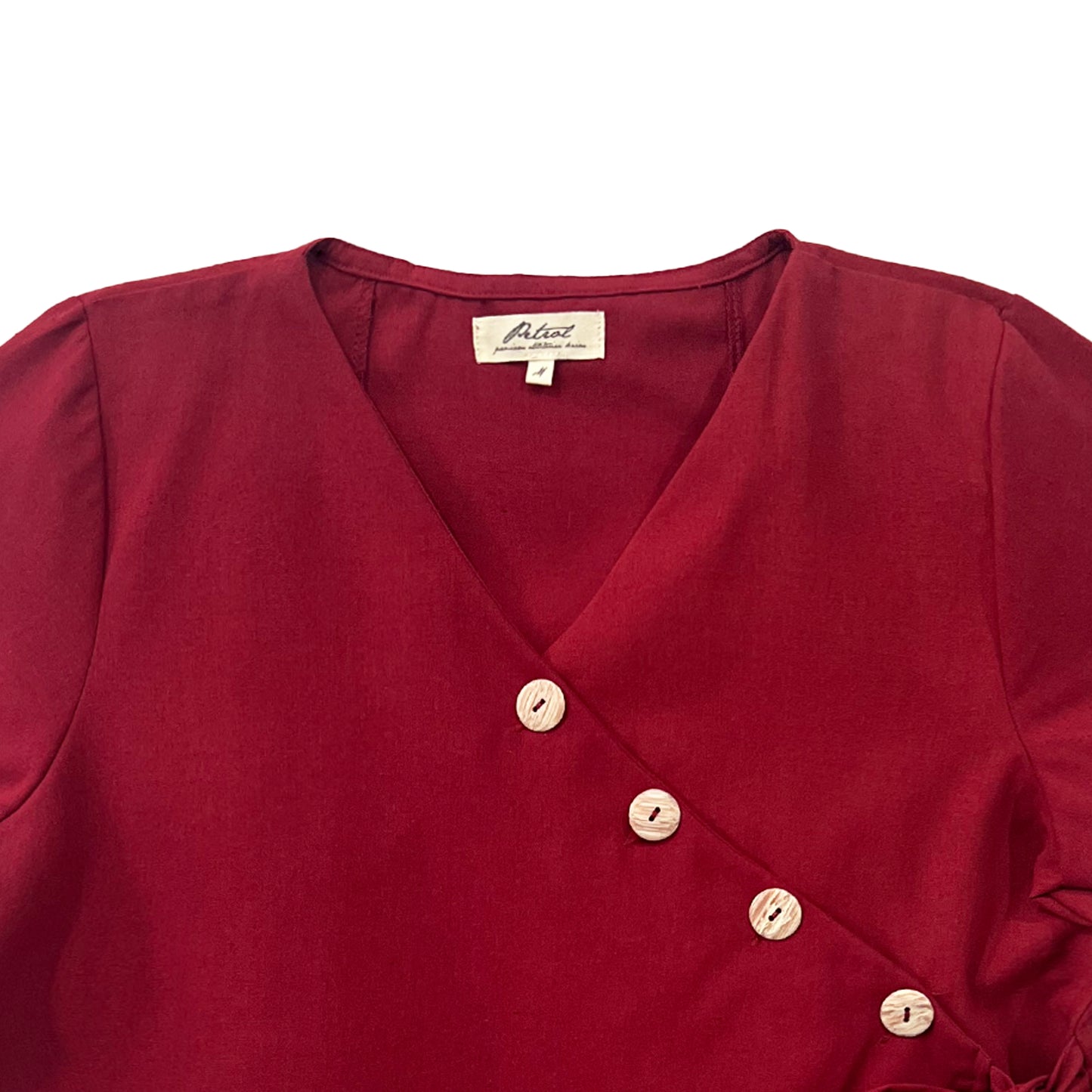 Petrol Ladies Basic Woven Shirt Regular Fitting 157799 (Scarlet)