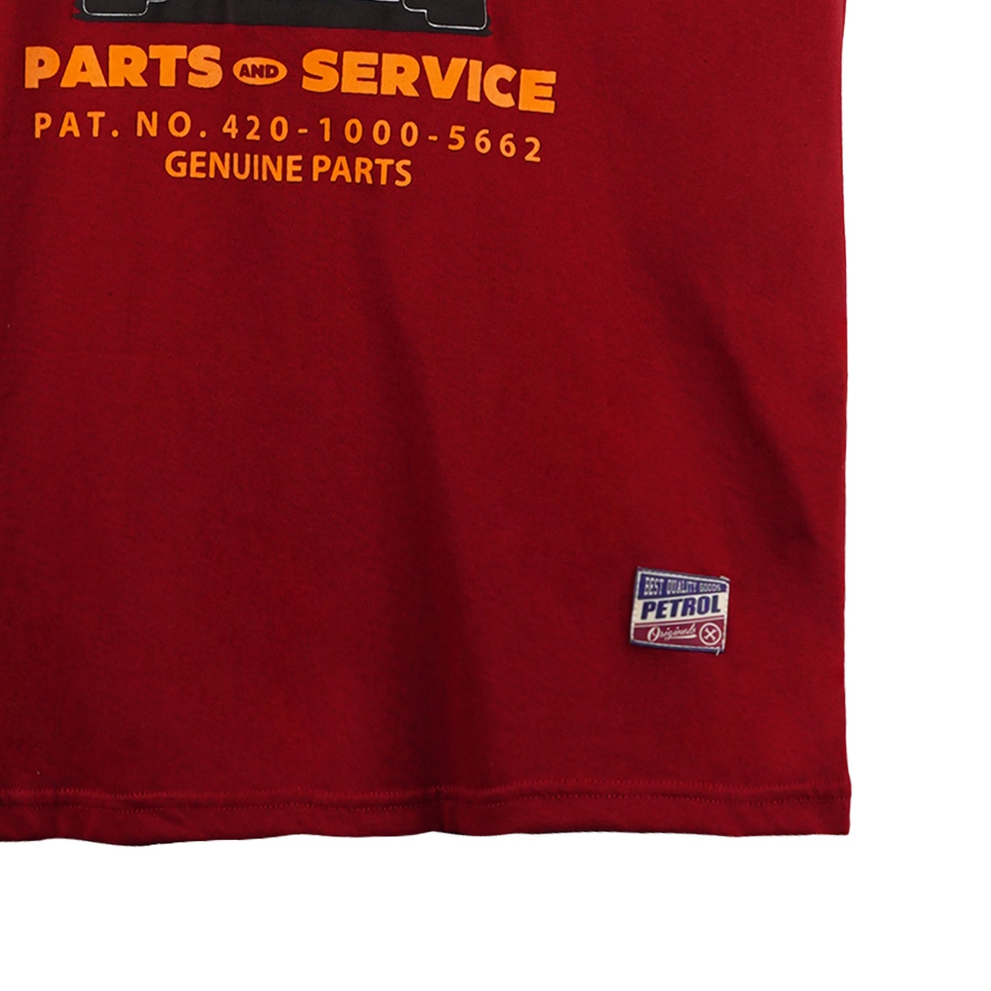 Petrol Men's Basic Tees Slim Fitting 177134-U (Crimson)