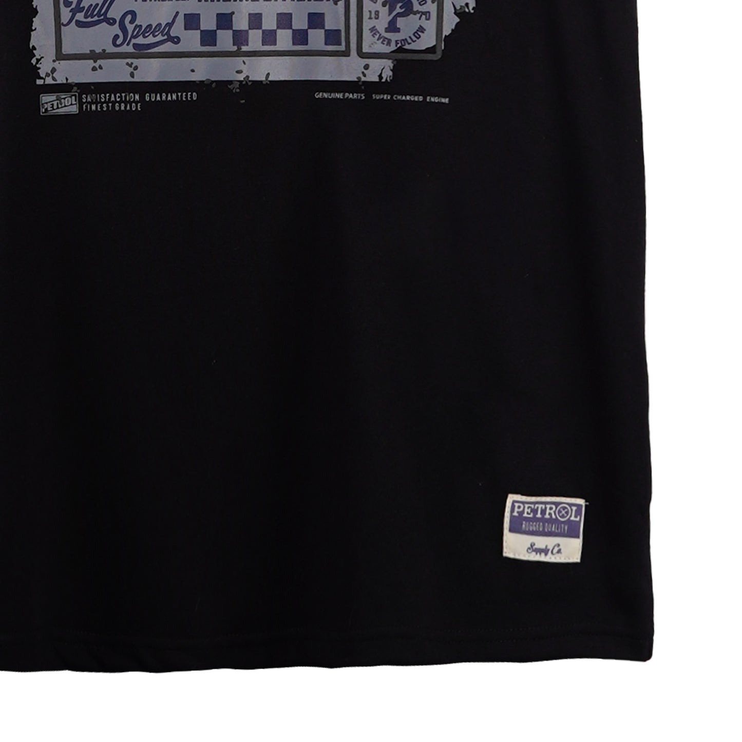Petrol Men's Basic Tees Slim Fitting 158650-U (Black)