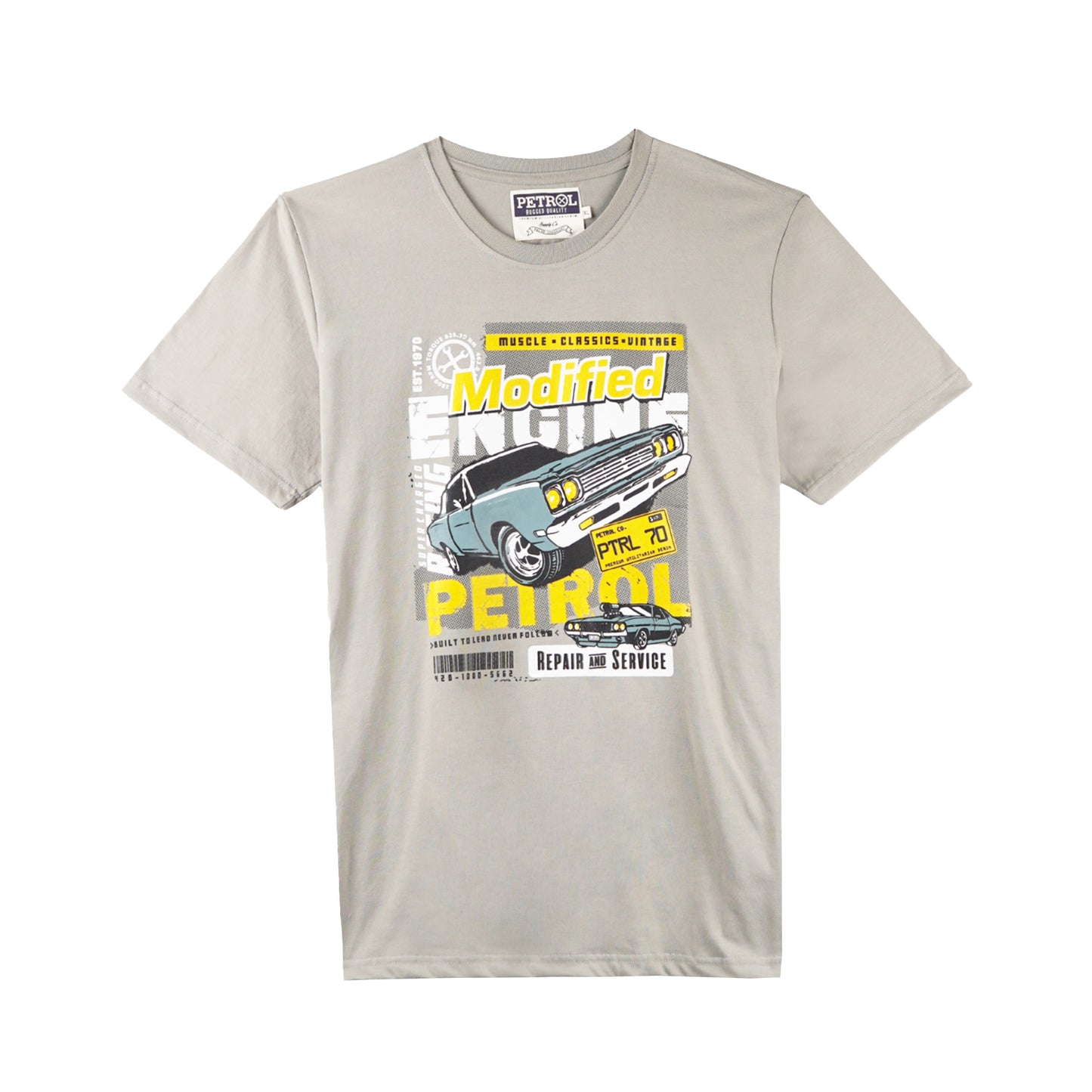 Petrol Men's Basic Tees Slim Fitting 175848-U (Rock Ridge)
