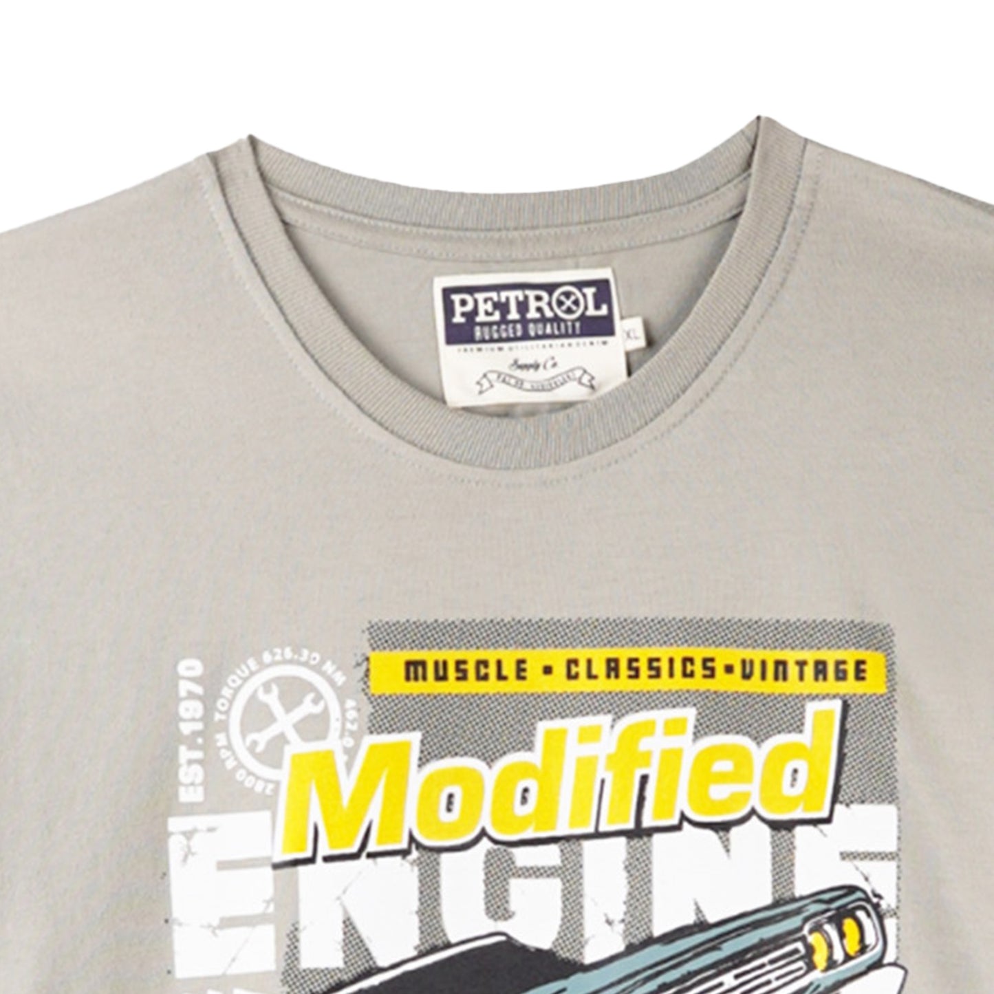 Petrol Men's Basic Tees Slim Fitting 175848-U (Rock Ridge)