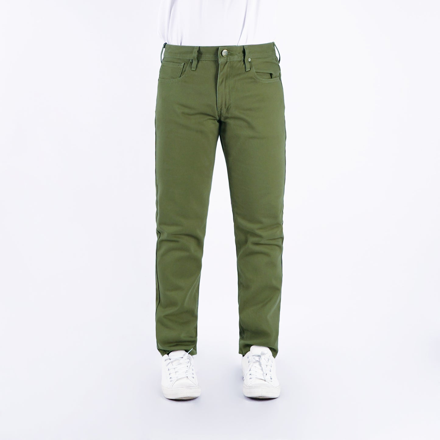 Petrol Men's Basic Denim Pants Skinny Fitting Mid-Rise 173325 (Fatigue)