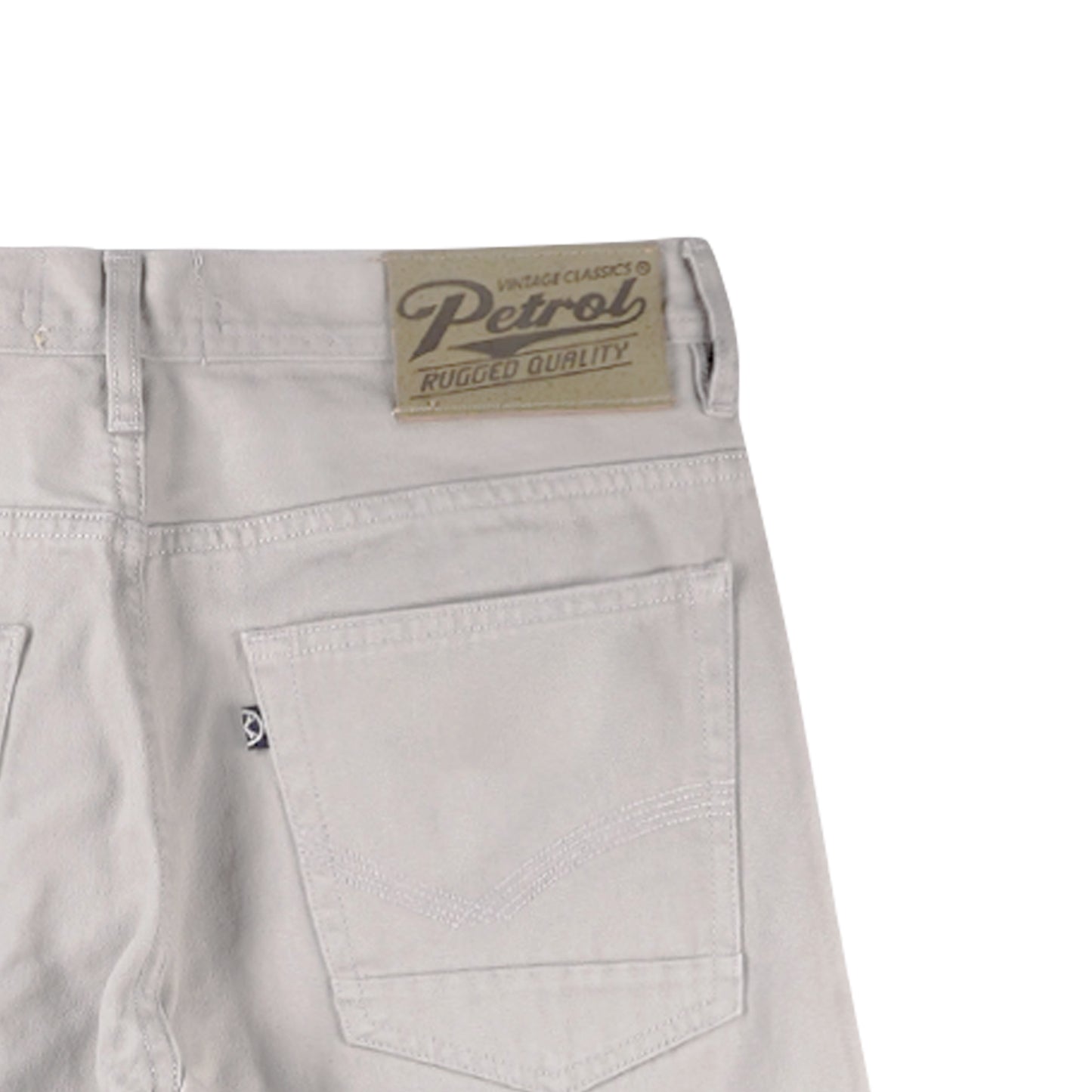 Petrol Men's Basic Denim Pants Skinny Fitting Mid-Rise 173325 (Light Gray)