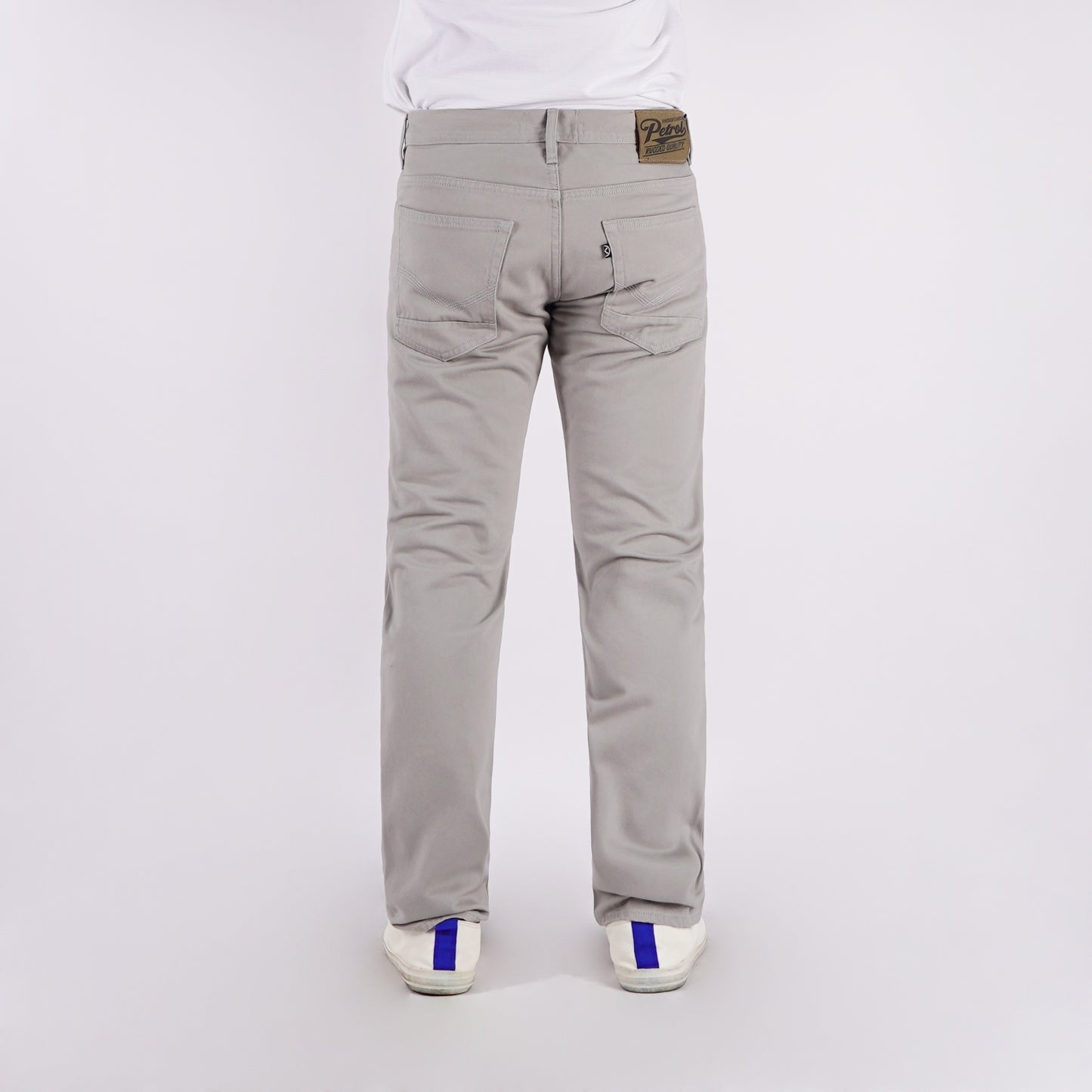 Petrol Men's Basic Denim Pants Skinny Fitting Mid-Rise 173325 (Light Gray)