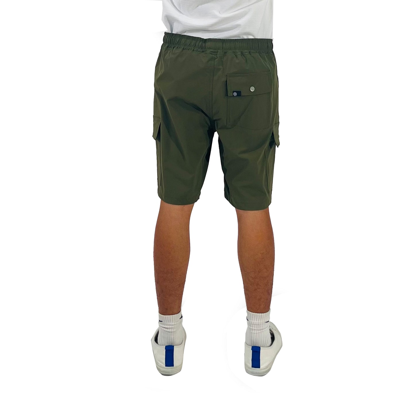 Petrol Men's Basic Non-Denim Cargo Short Mid-Rise Fitting 179835 (Fatigue)