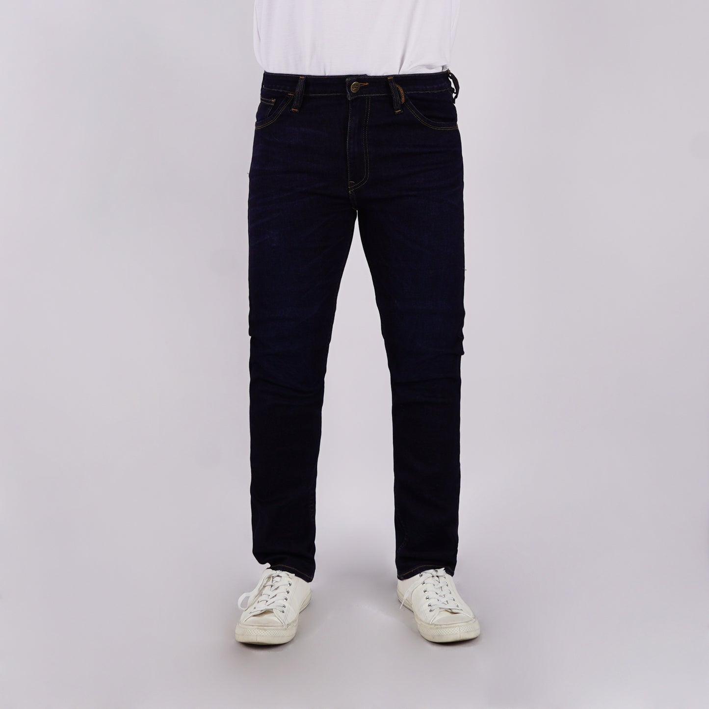 Petrol Men's Basic Denim Pants Skin Tight Fitting Mid-Rise 176988-U (Dark Shade)